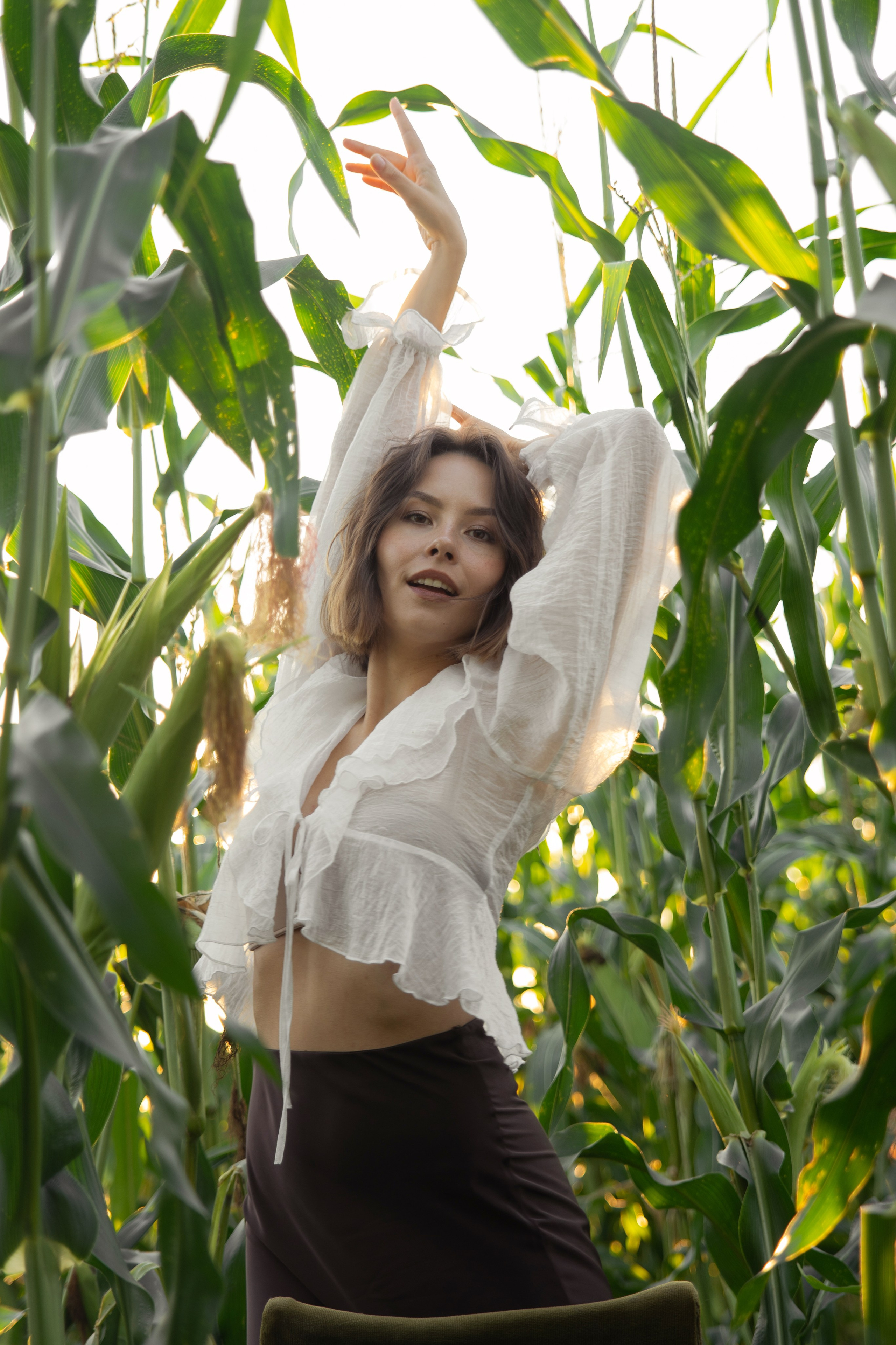 Фотосъемка в кукурузе. Свадебный фотограф в СПб Сергей Малиновский