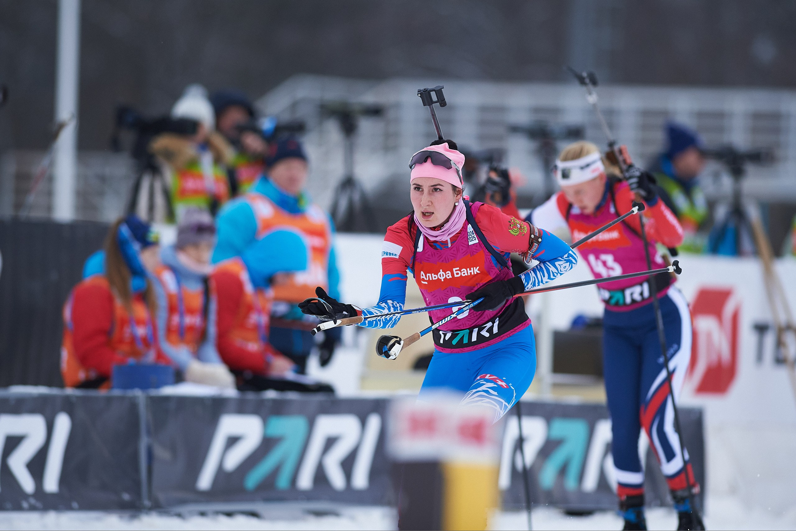 Биатлон. Чемпионат России — 2024/2025, 3-й этап, Ижевск. Ижевская винтовка. Спортивный репортажный фотограф в Ижевске Сергей Мерзляков