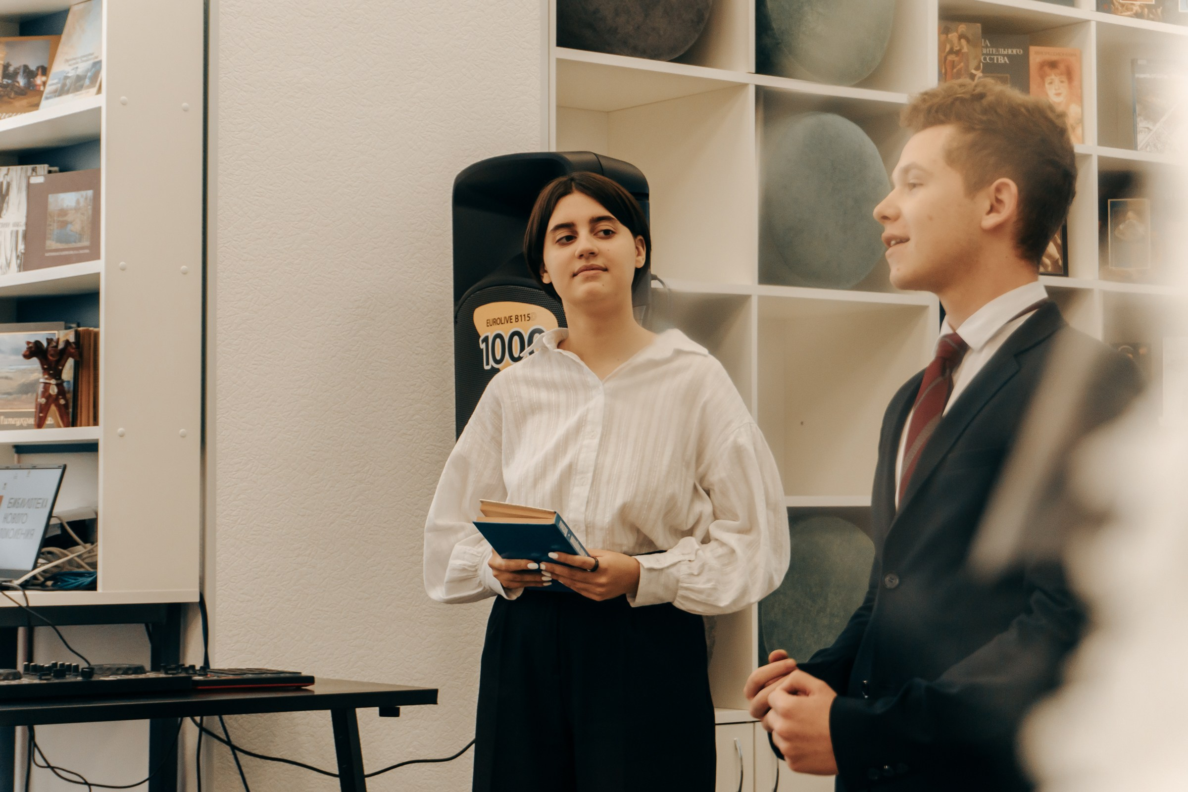 Открытие Бартеневской библиотеки