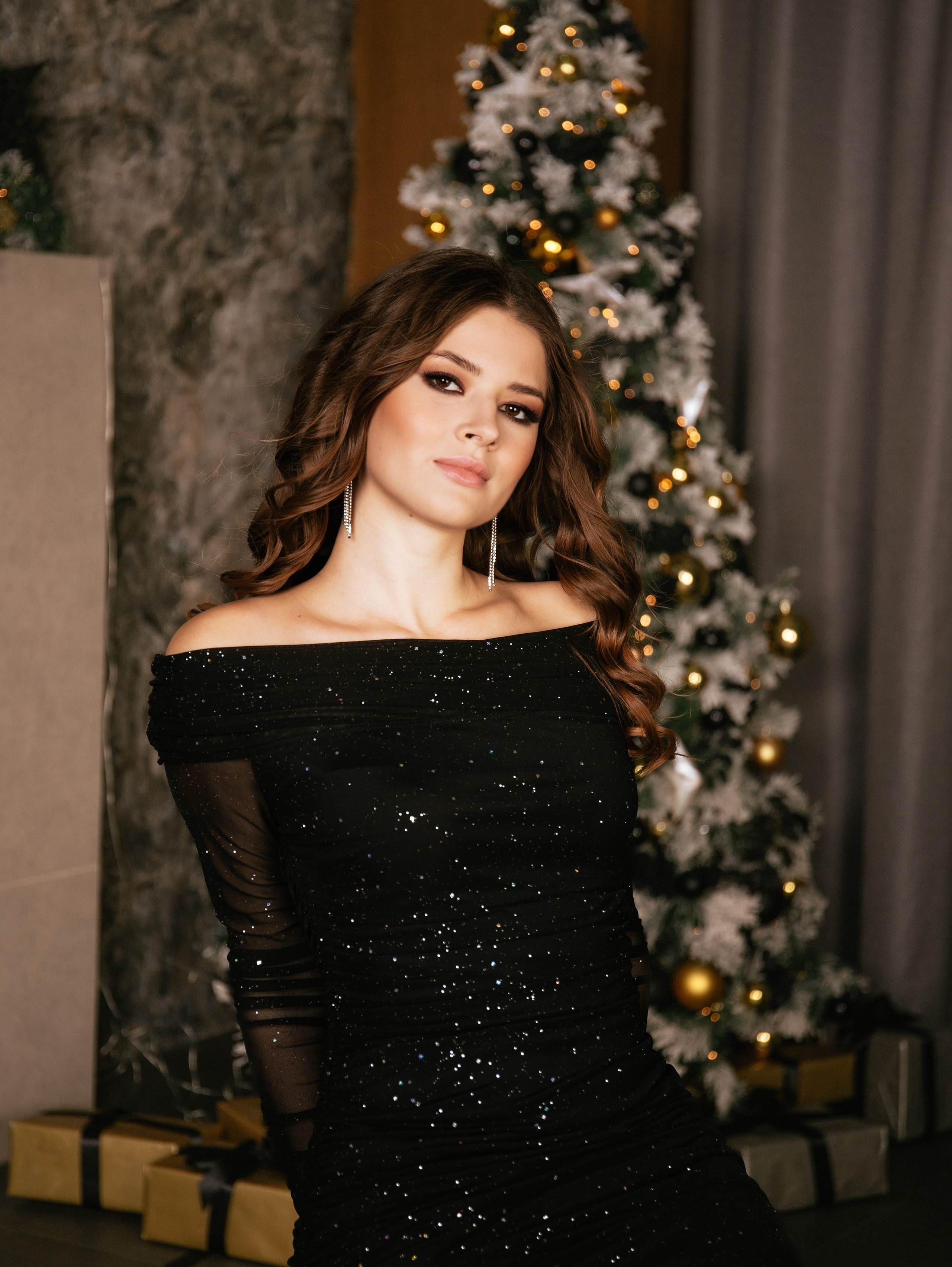 Новогодняя студийная съемка. Свадебный и семейный фотограф в Москве Мила Широких