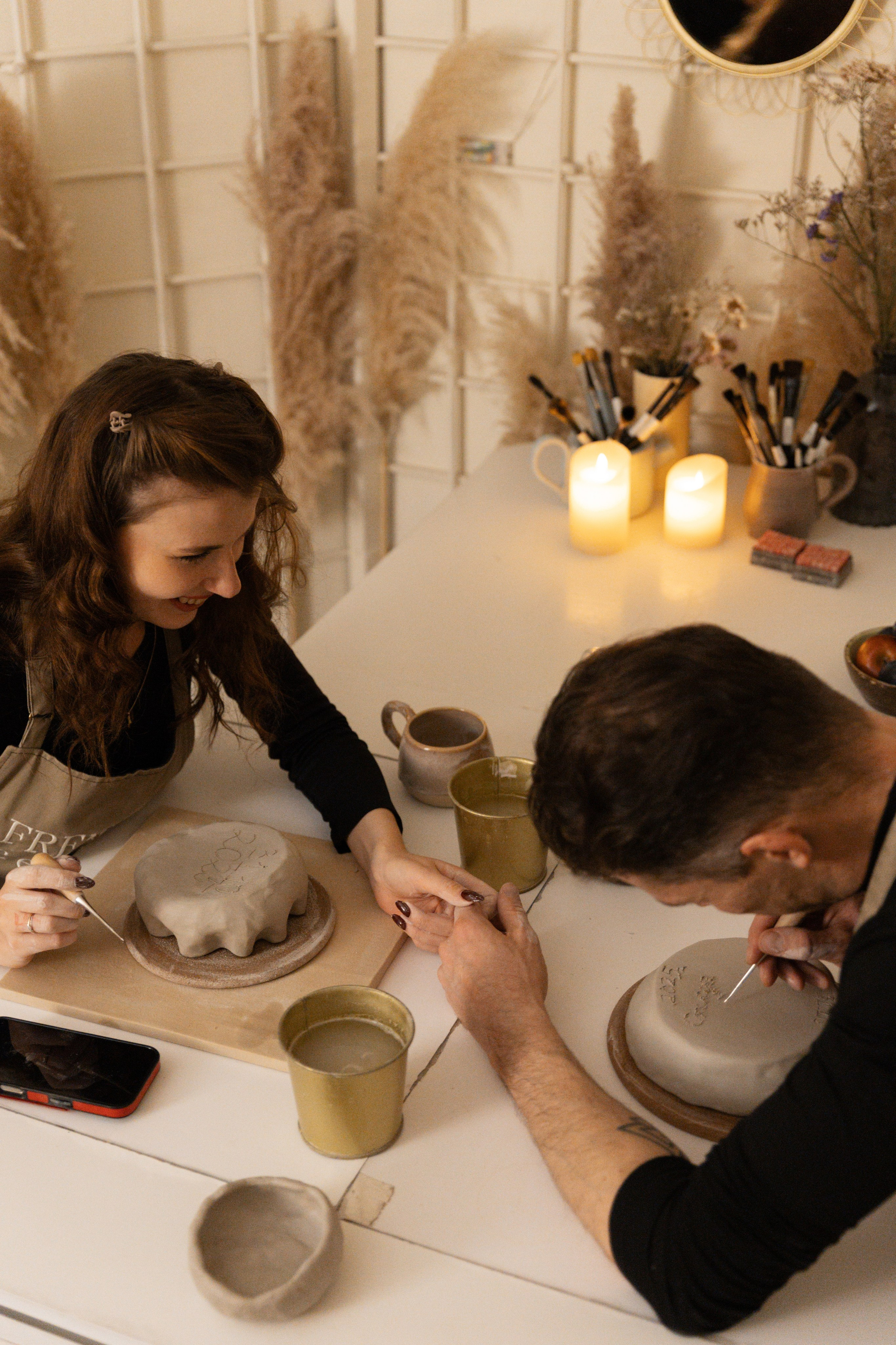 Свидание в гончарной студии. Фотограф | Москва | Куриленко Николь