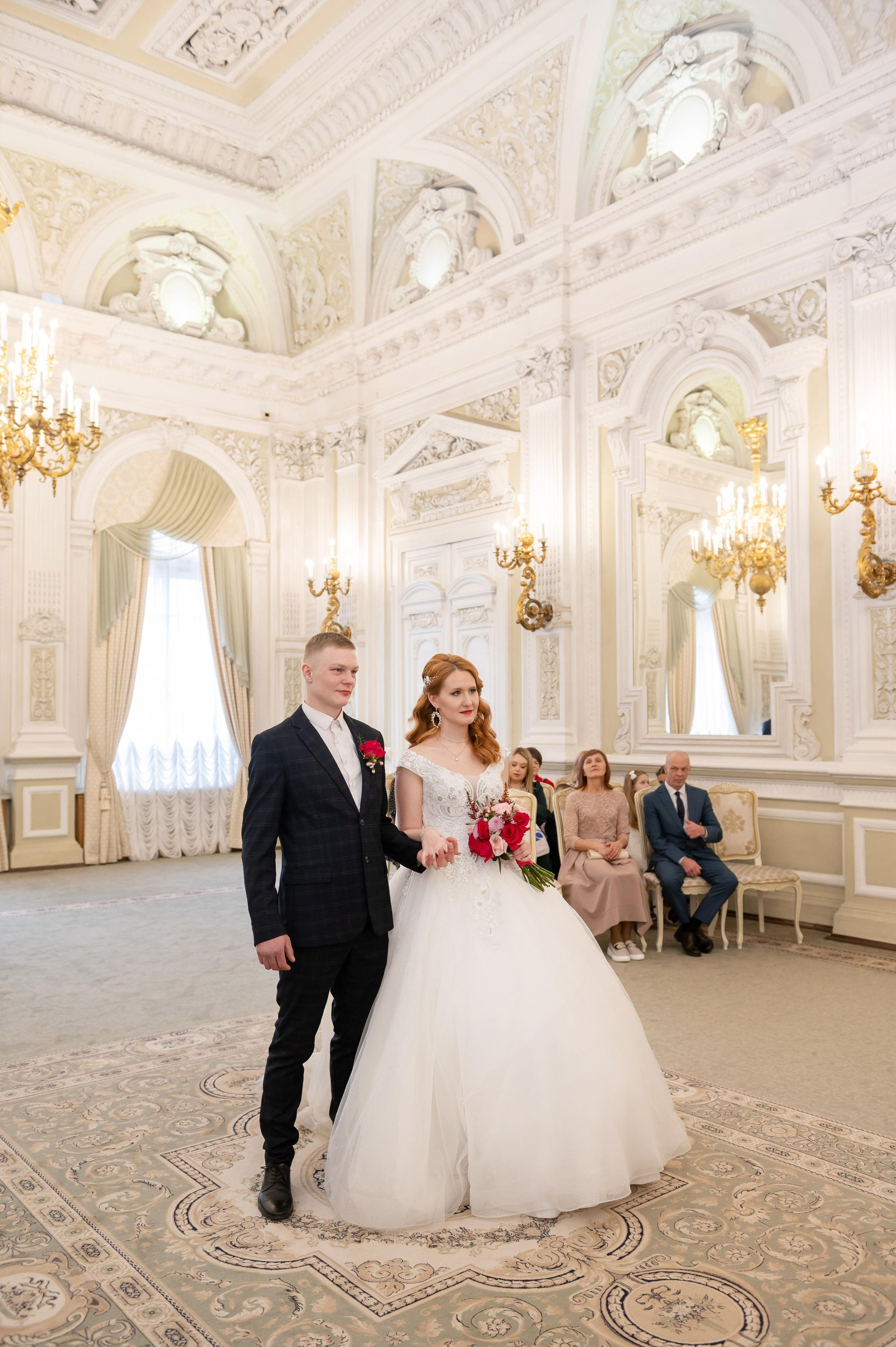 Екатерина и Алексей (свадебная фотосессия в Эрмитаже и Первом Дворце Бракосочетания на Английской набережной 28). Портретный, семейный и свадебный фотограф в Санкт-Петербурге и в Пушкине Ширяев Денис