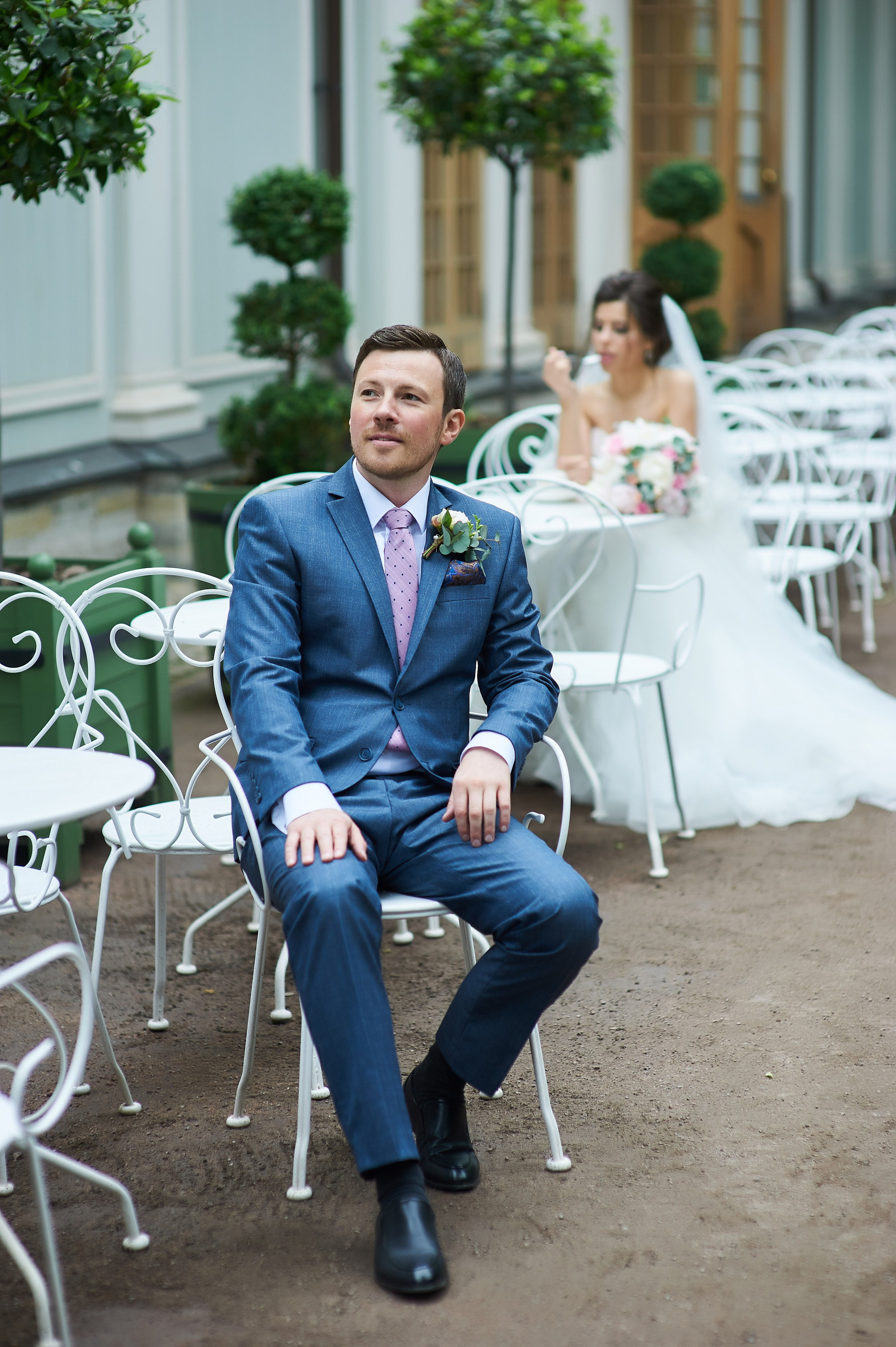 Валерия и Андрей (свадебная фотосессия в Летнем саду). Портретный, семейный и свадебный фотограф в Санкт-Петербурге и в Пушкине Ширяев Денис