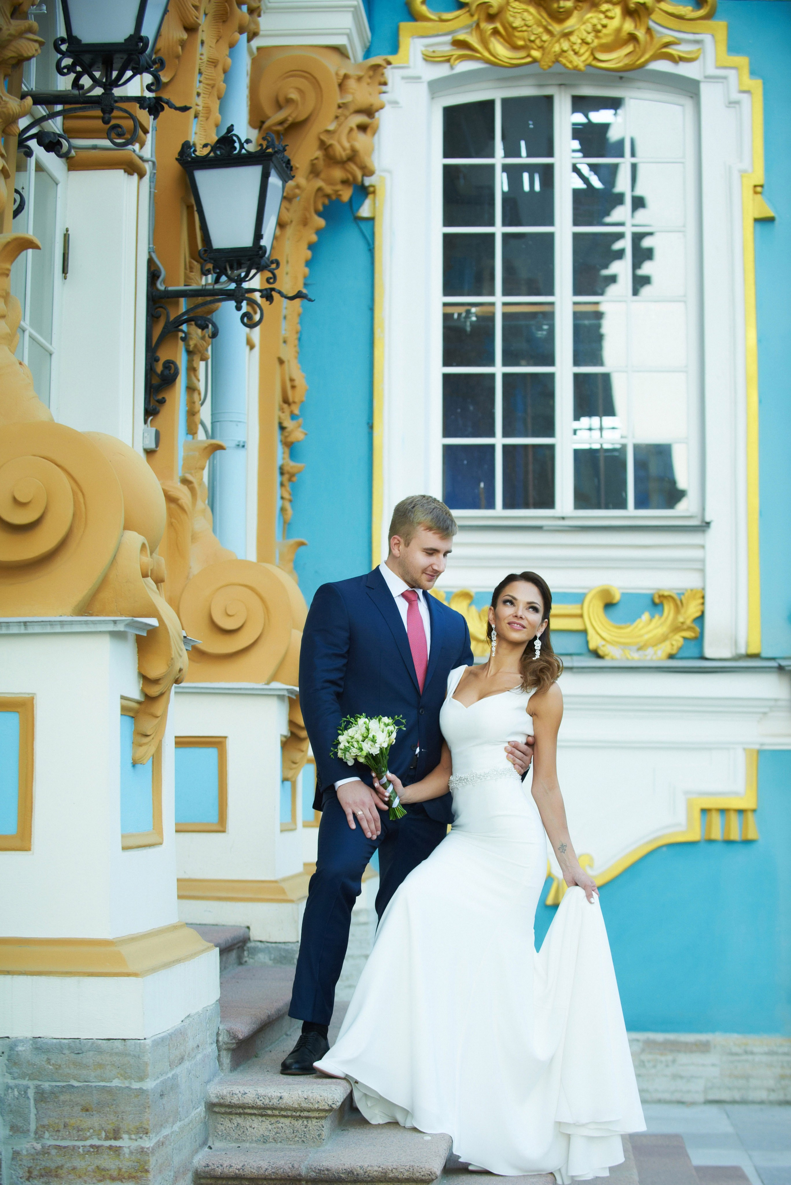 Максим и Наталья (свадебная фотосессия в Пушкине в Екатерининском парке). Портретный, семейный и свадебный фотограф в Санкт-Петербурге и в Пушкине Ширяев Денис