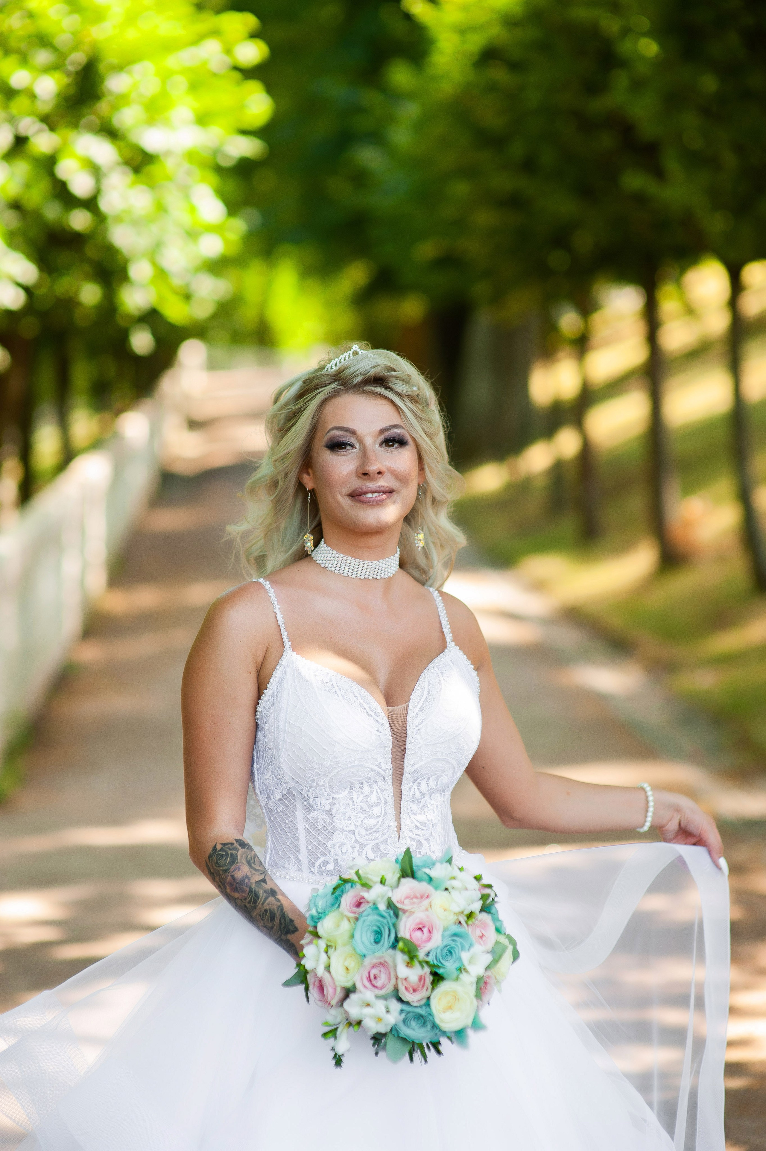 Свадебная прогулка в Петергофе. Портретный, семейный и свадебный фотограф в Санкт-Петербурге и в Пушкине Ширяев Денис