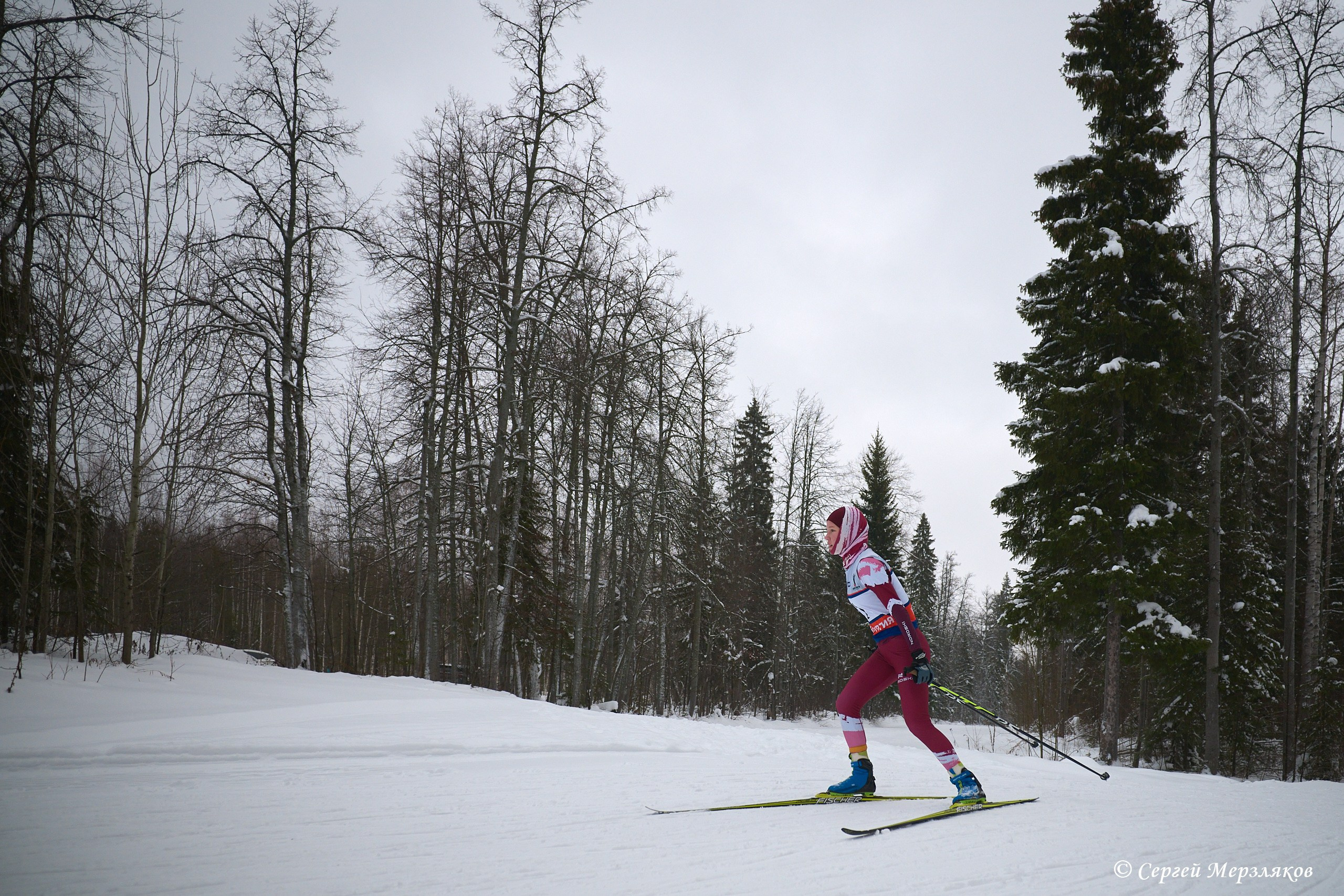 Всероссийские соревнования по лыжным гонкам на призы ЗМС Галины Кулаковой. Спортивный репортажный фотограф в Ижевске Сергей Мерзляков