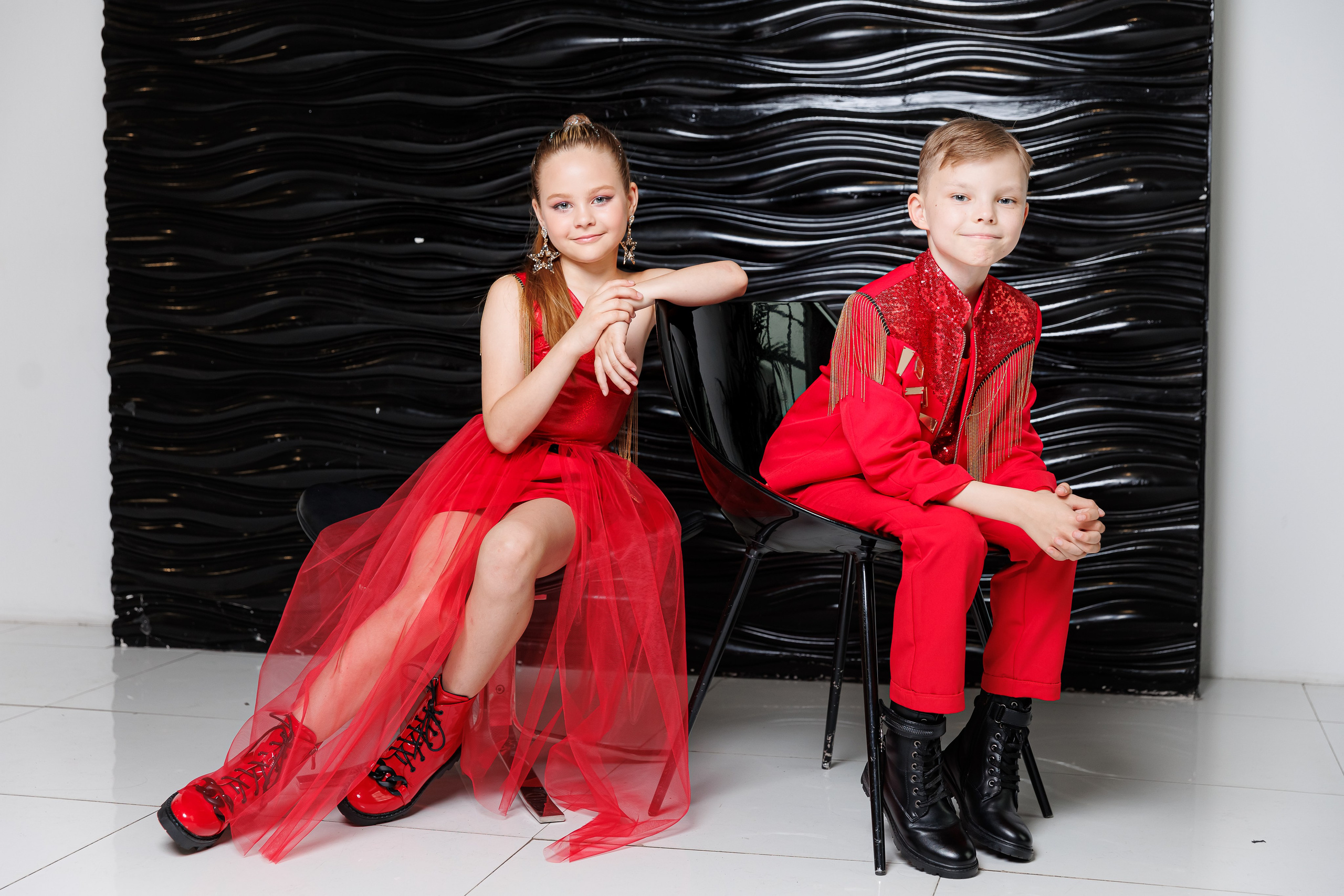 Студийная съёмка для вокальной студии «Звёздочка». Семейный и детский фотограф Комина Елена, Власиха, Одинцово