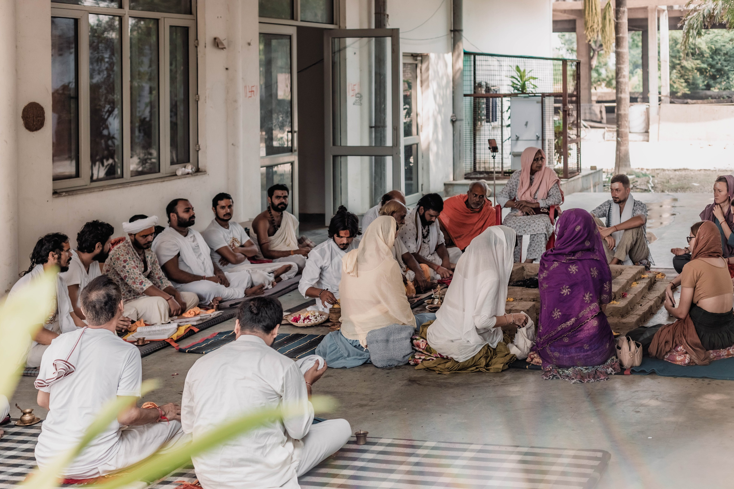 Pitri Paksha yagyas & poojas Devraha Baba ji ashram. Mariam Bagdasaryan