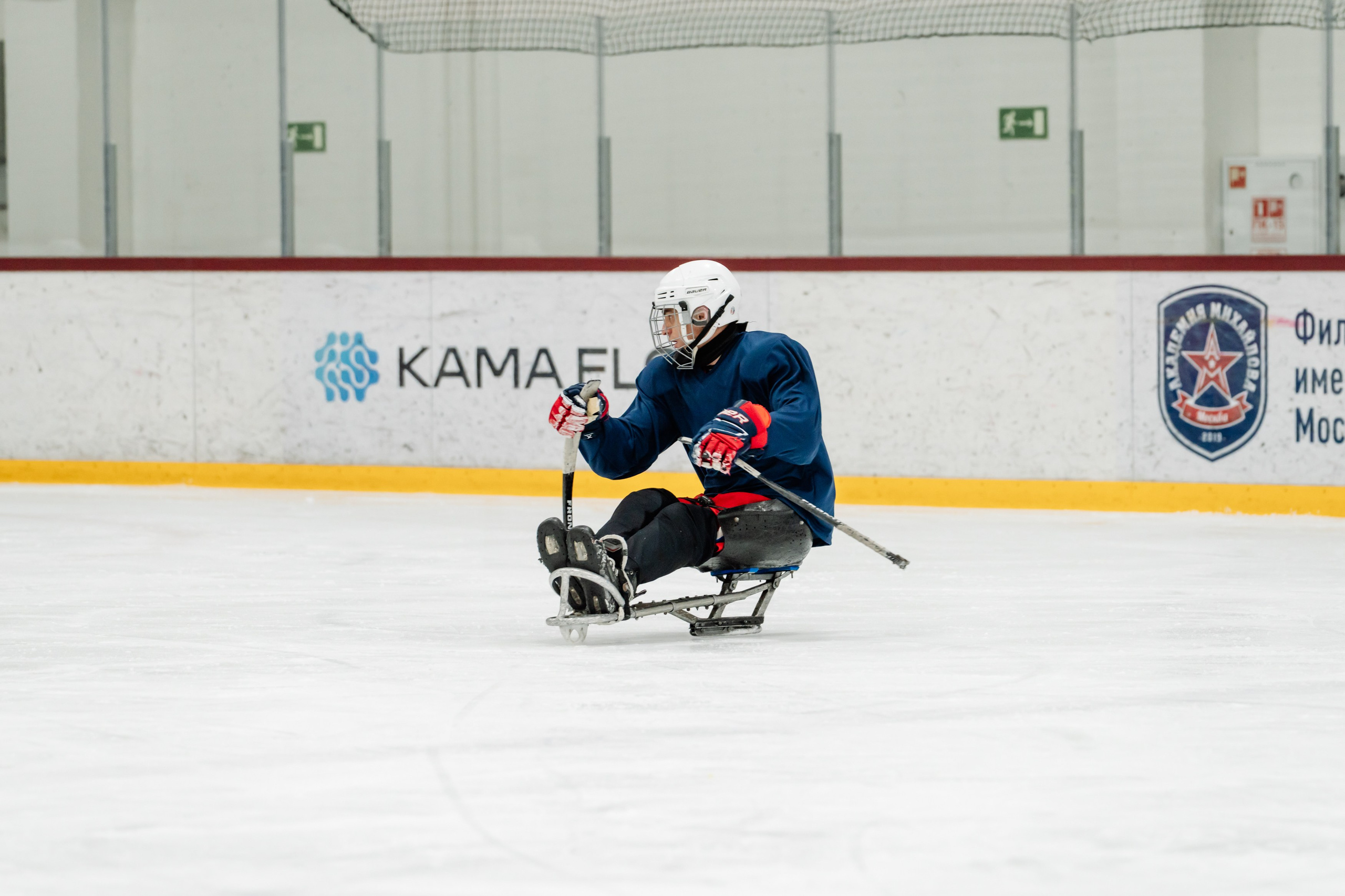 Игра в следж хоккей приуроченная 23.02.26 в арене Сталкер
