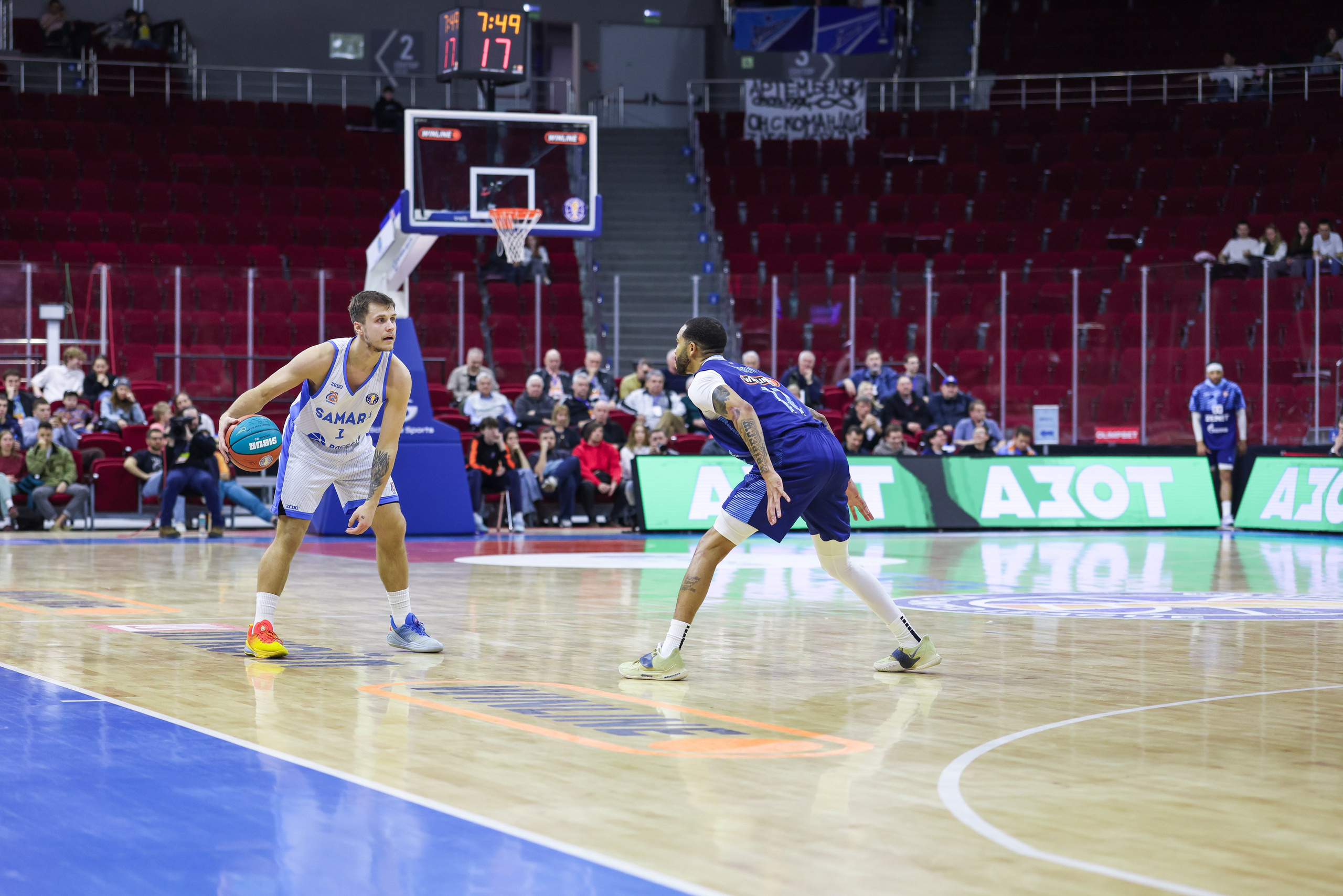 Баскетбол. Самара — Зенит. Единая лига ВТБ. Спортивный фотограф в Самаре