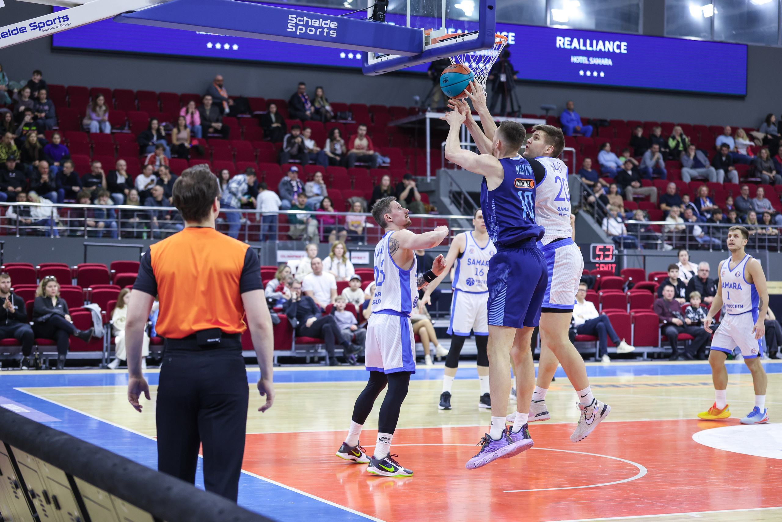 Баскетбол. Самара — Зенит. Единая лига ВТБ. Спортивный фотограф в Самаре