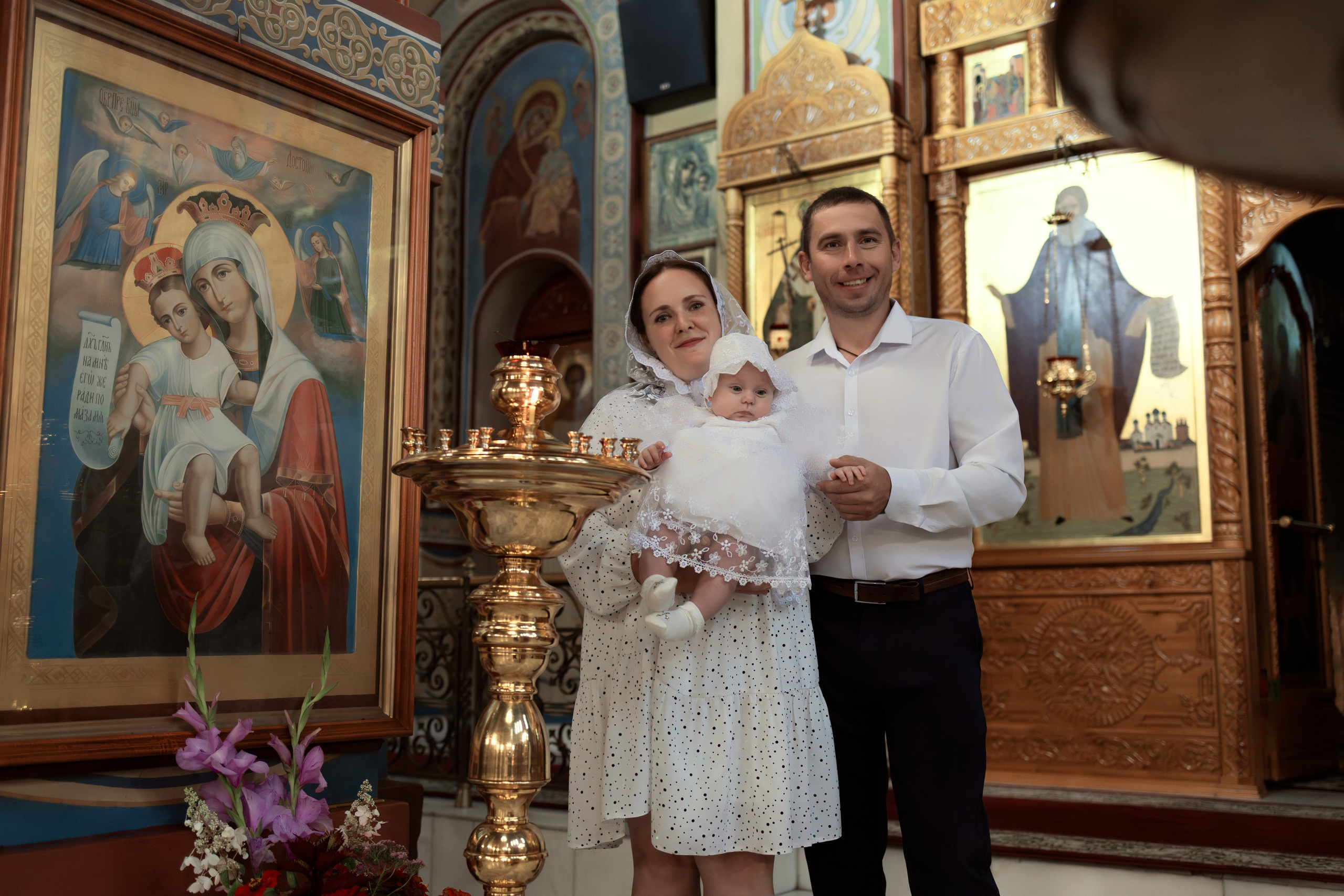 Крещение Валерии. ТОП Фотограф на Крещение и Венчание Железногорск Алексей Мещеряков
