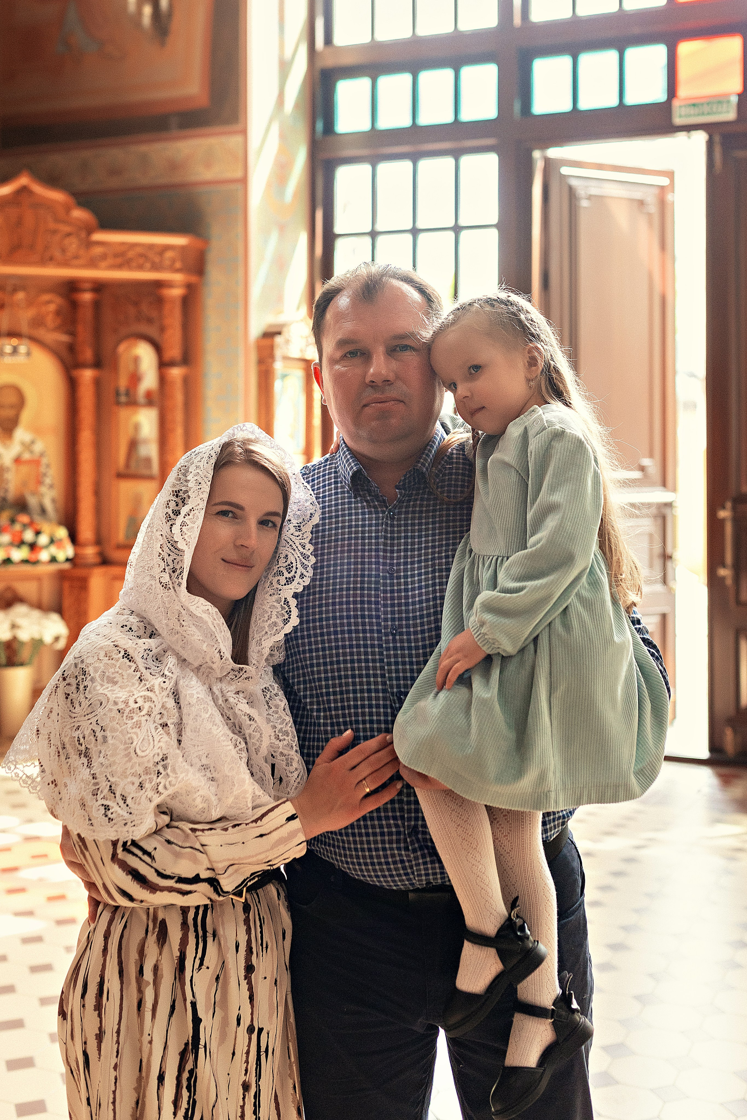 Крещение Анны. ТОП Фотограф на Крещение и Венчание Железногорск Алексей Мещеряков