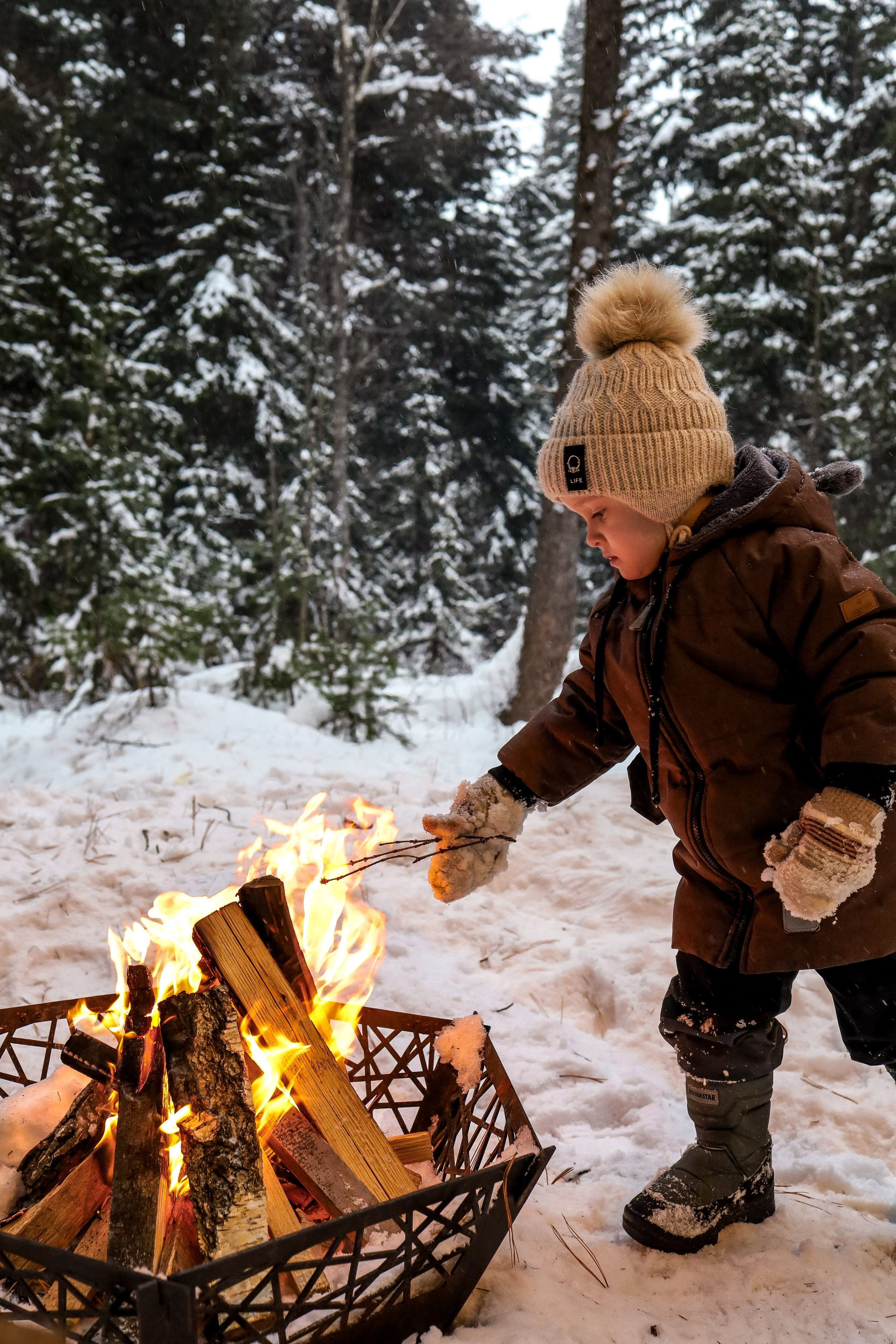 Лес зима. Семейный фотограф в Кемерово Мария Дорожко