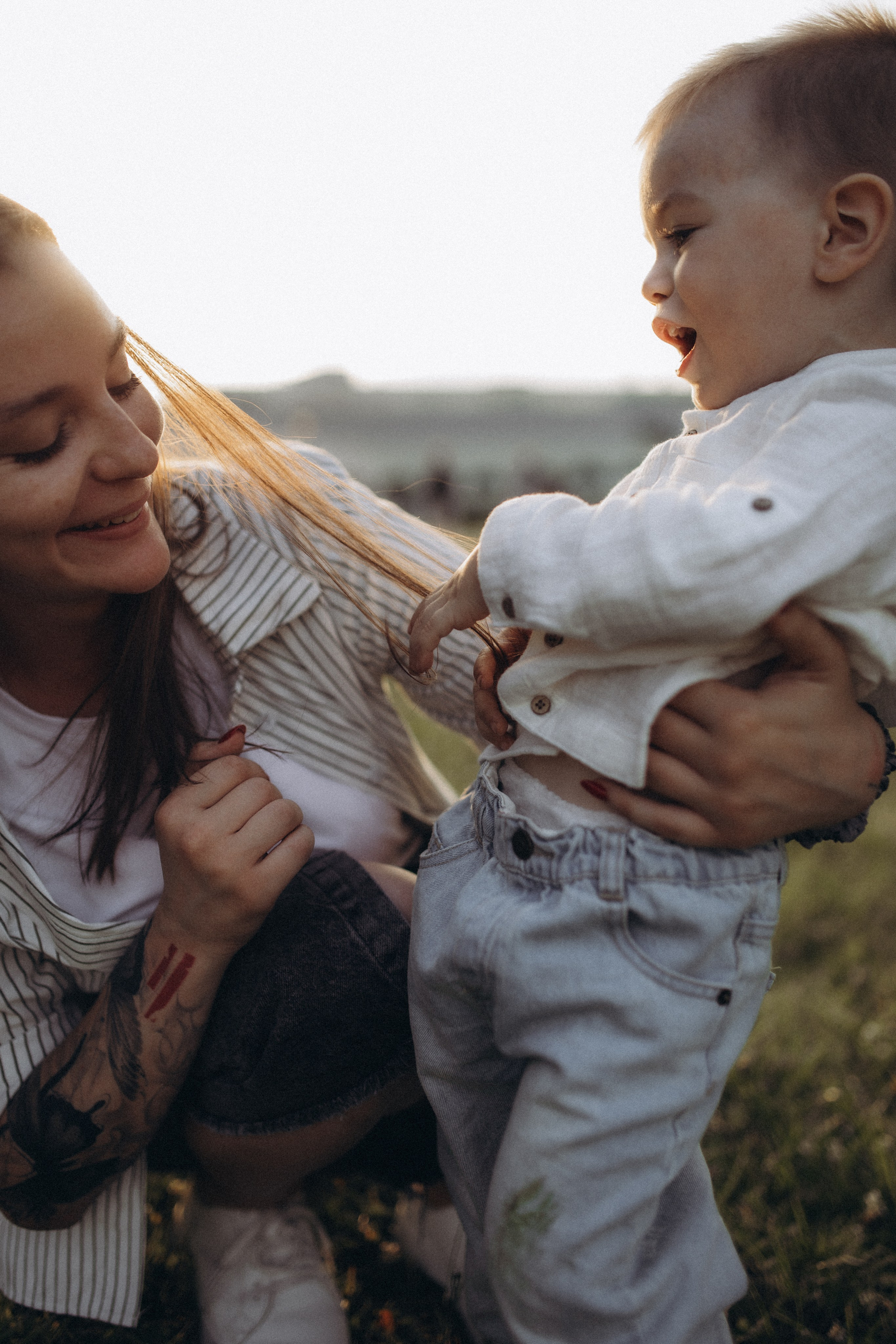 Прогулка в парке Саша и Мирон. Семейный фотограф в Москве и Люберцах Юлия Гуськова