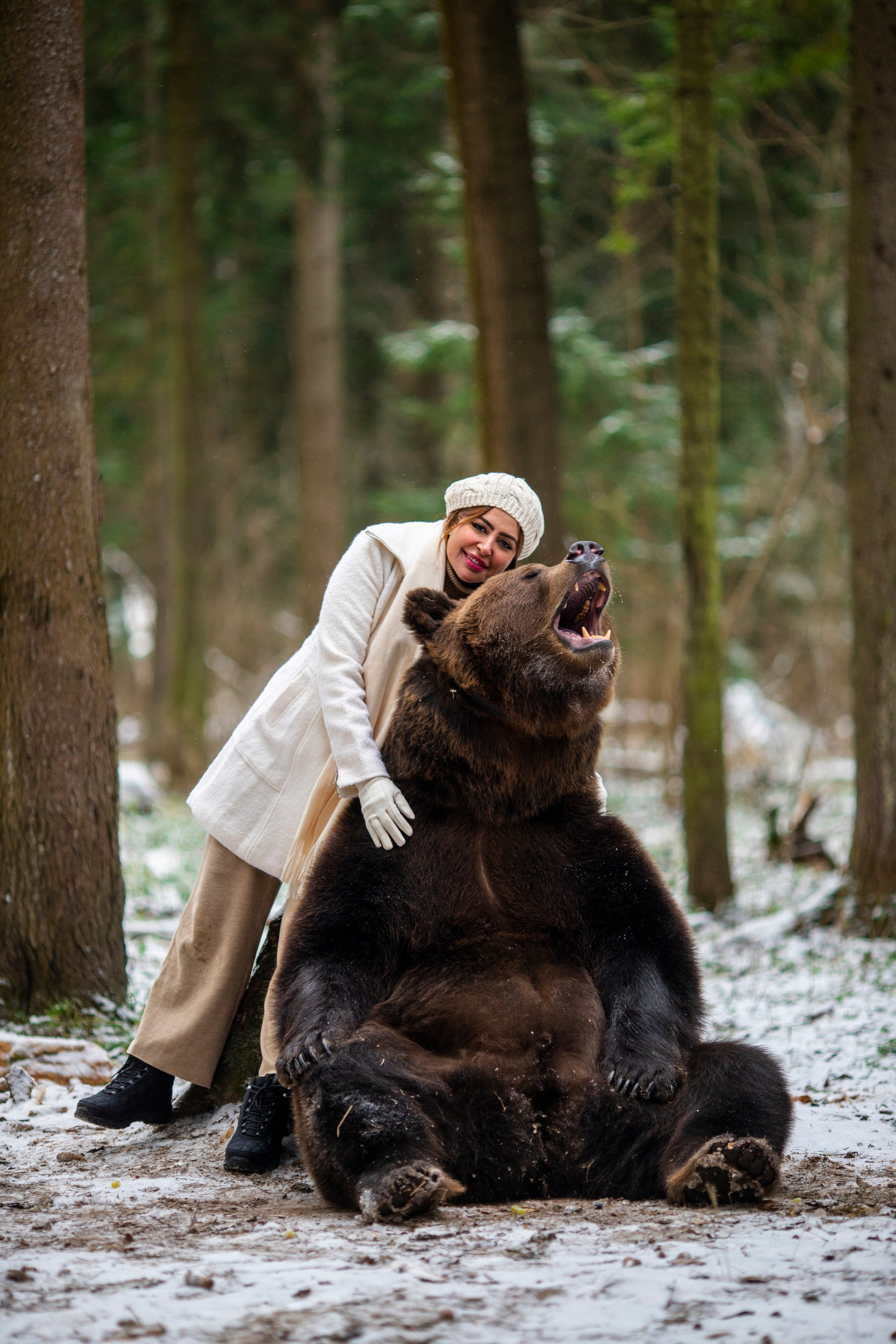 С медведем. Фотограф в Москве и в Московской области Сандра