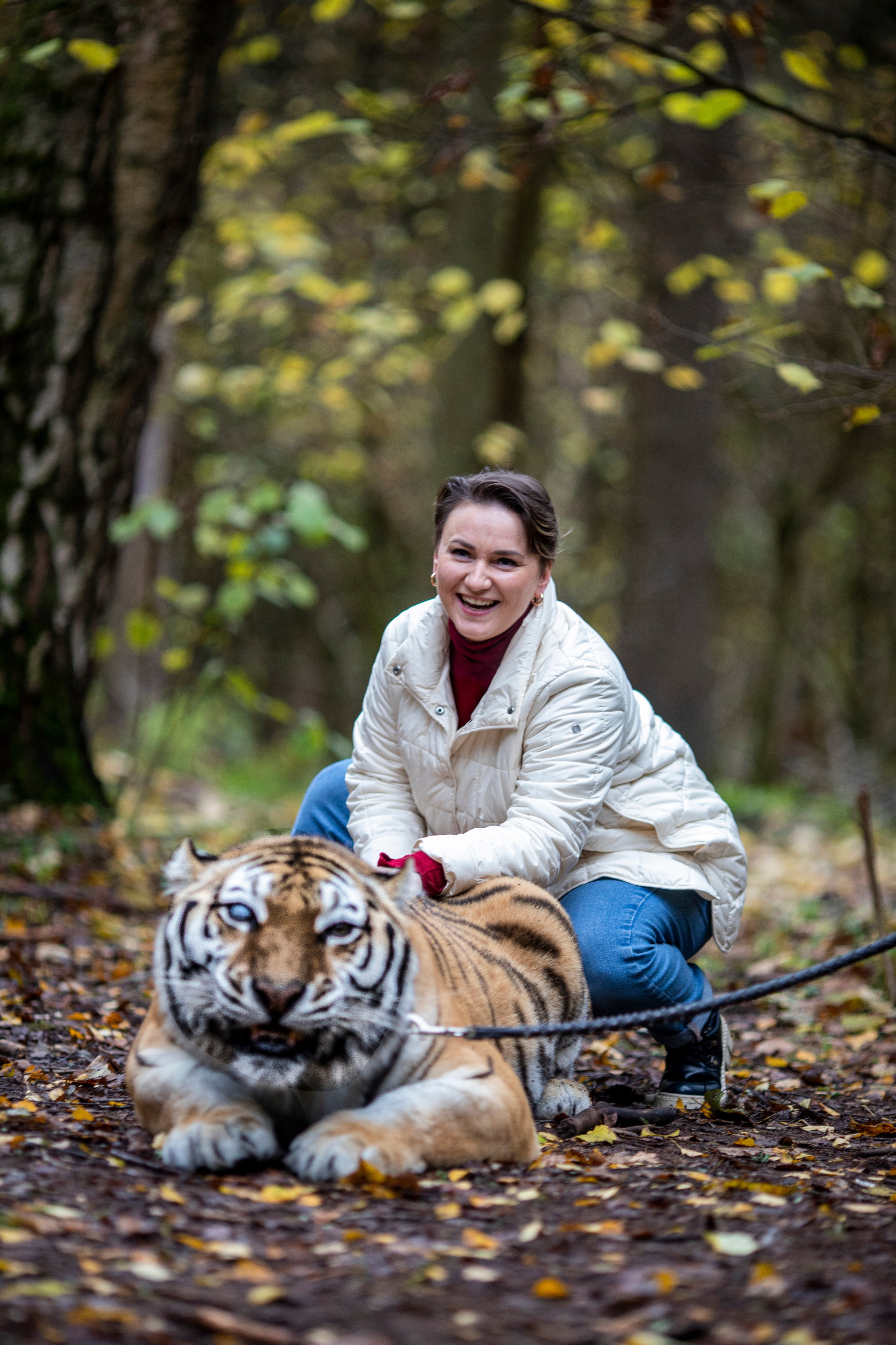 С тигром. Фотограф в Москве и в Московской области Сандра