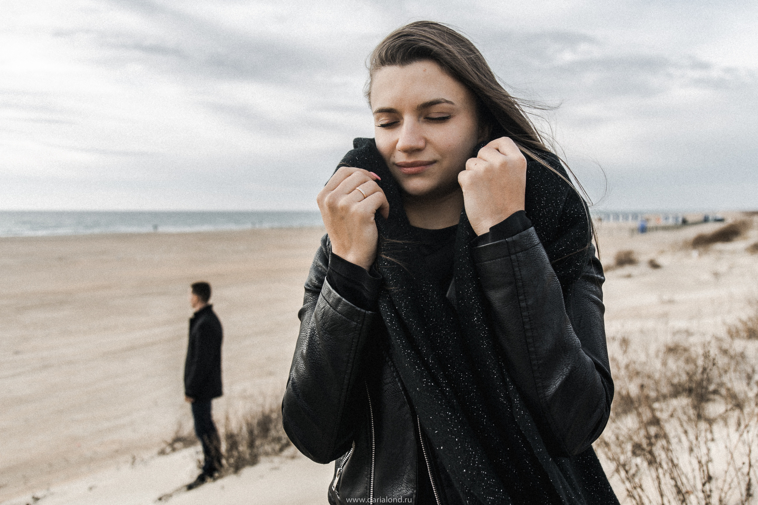 Дарья и Анатолий / песчаный пляж Анапы