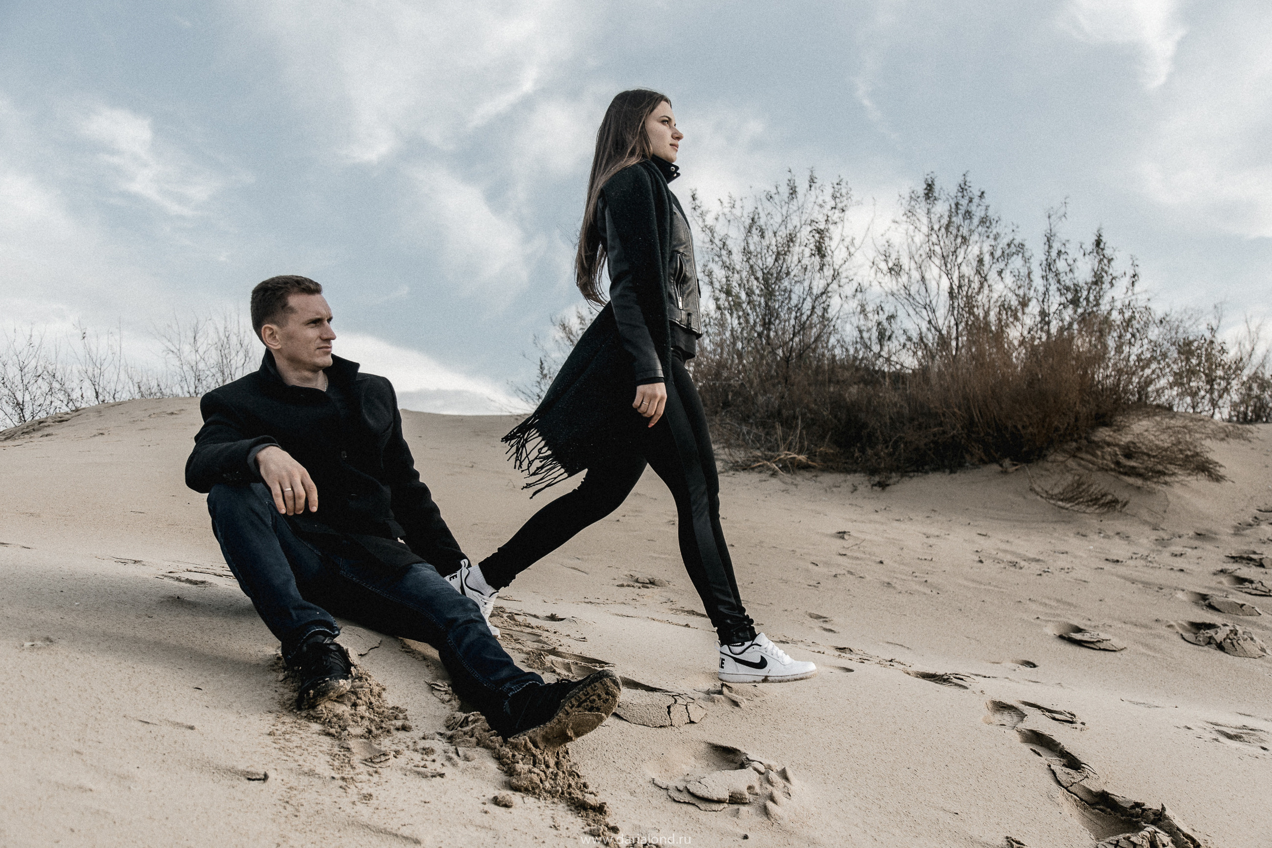 Дарья и Анатолий / песчаный пляж Анапы