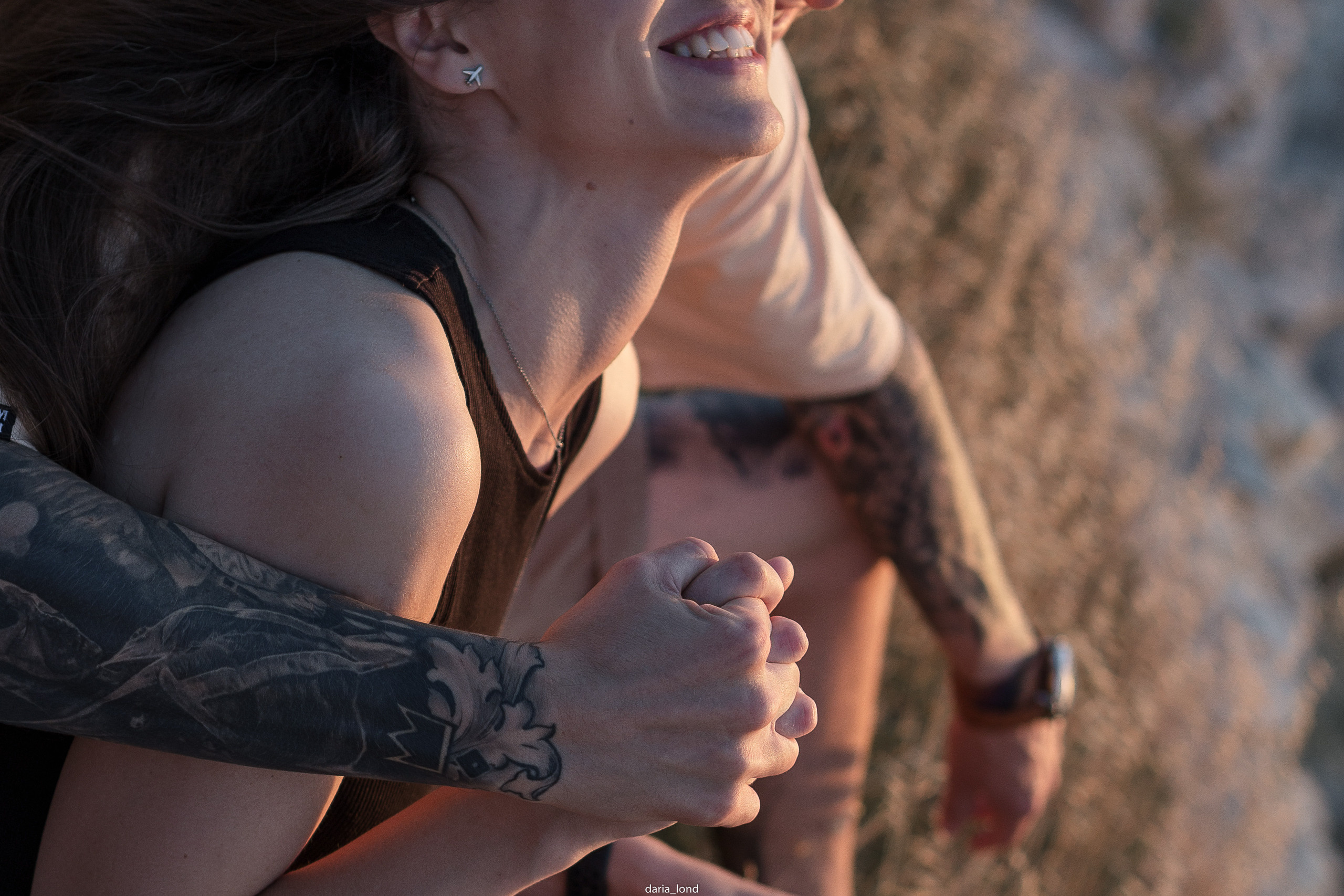 Маша и Костя / вечер у моря