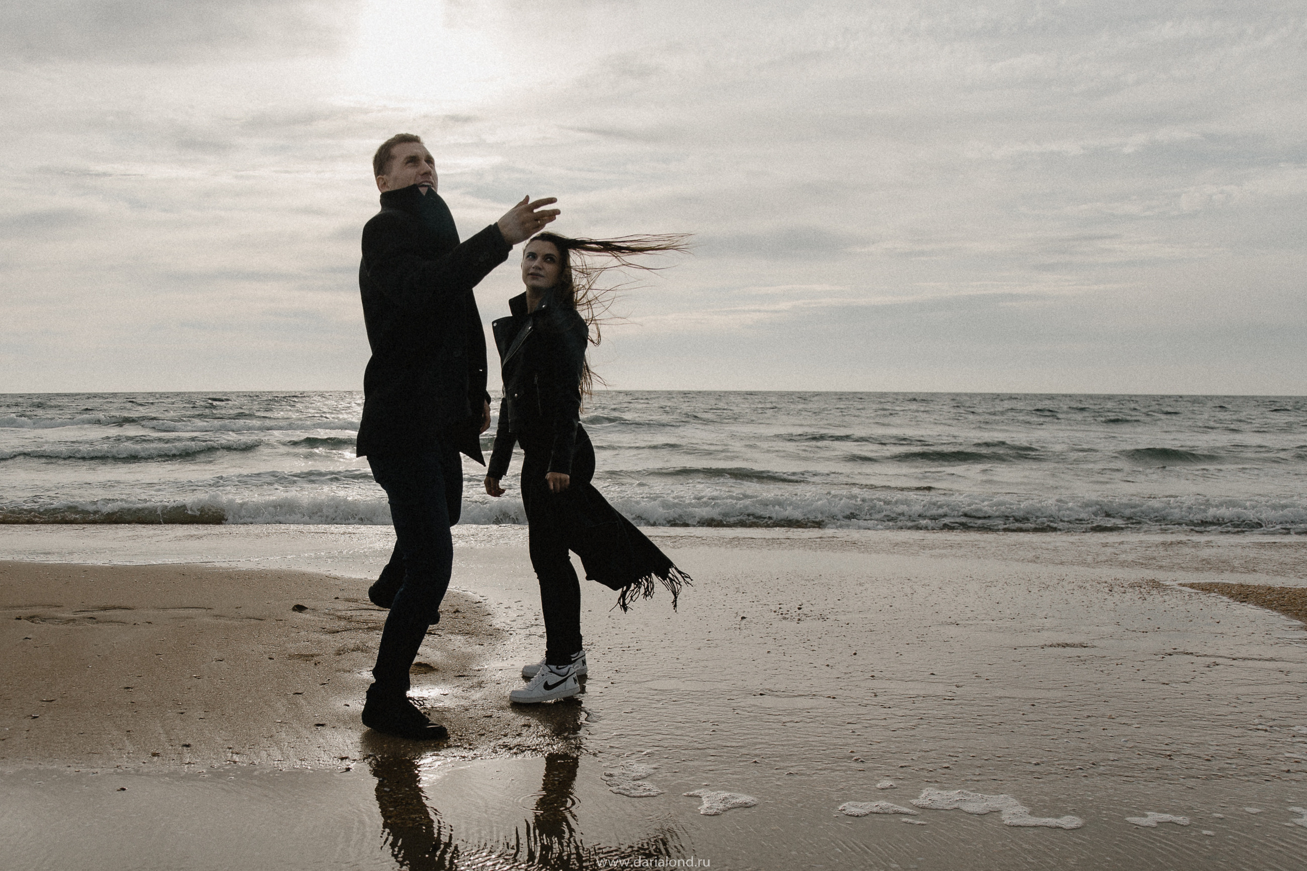 Дарья и Анатолий / песчаный пляж Анапы