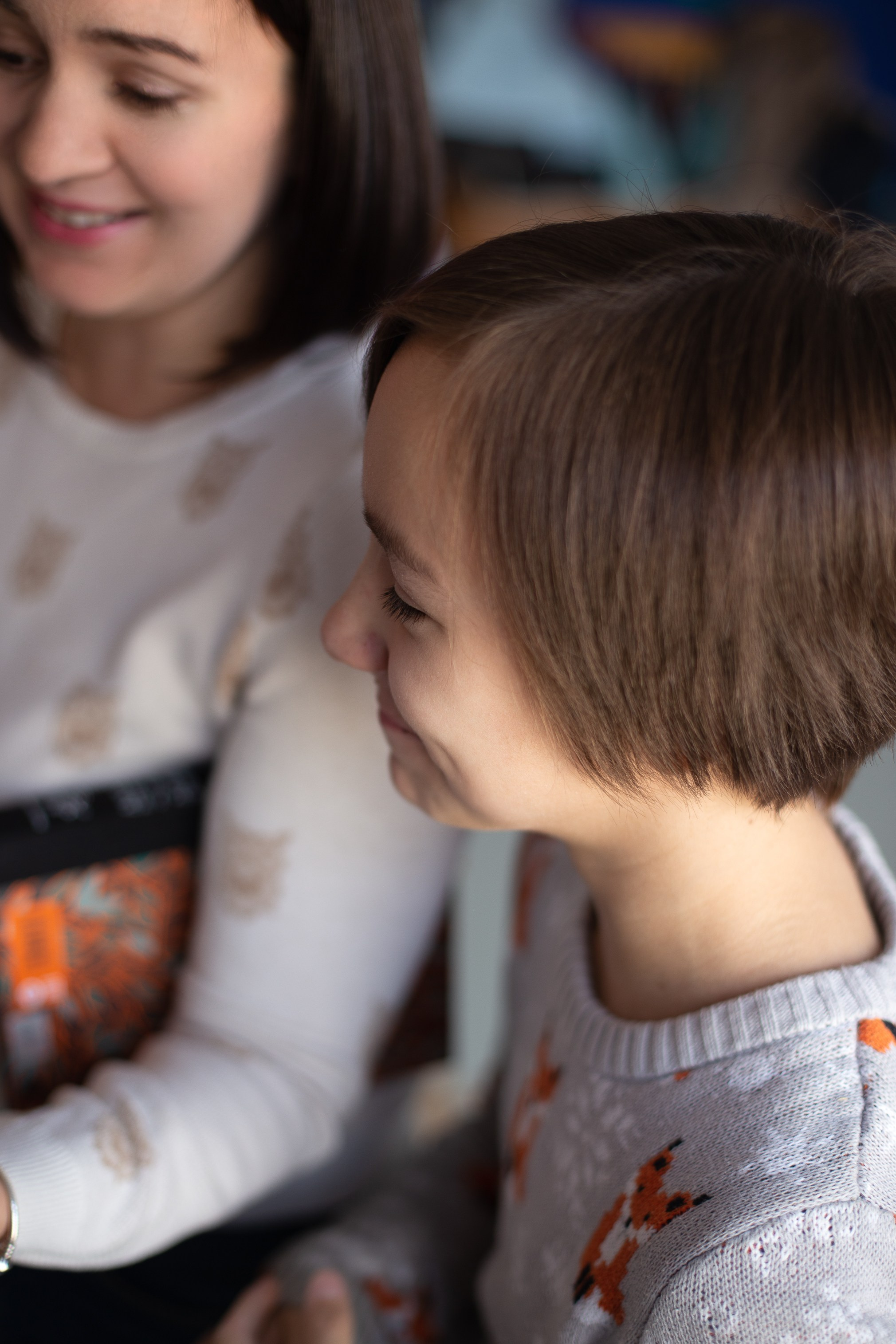 С мамой в магазине и кафе. Фотограф Анастасия Малеева