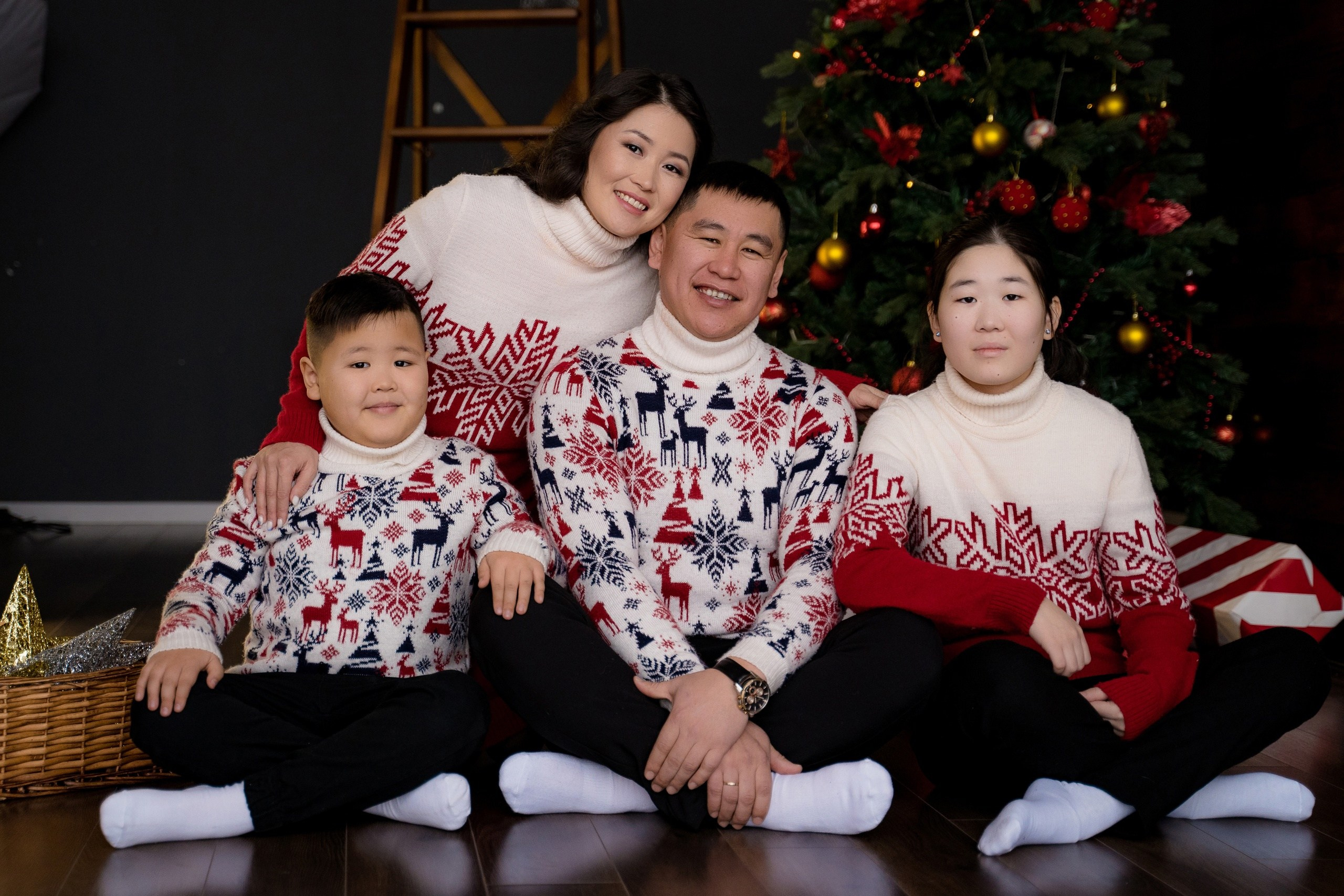 Комплекты Family look. Фотостудия Малина в городе Улан-Удэ. Фотограф Ирина Жарникова