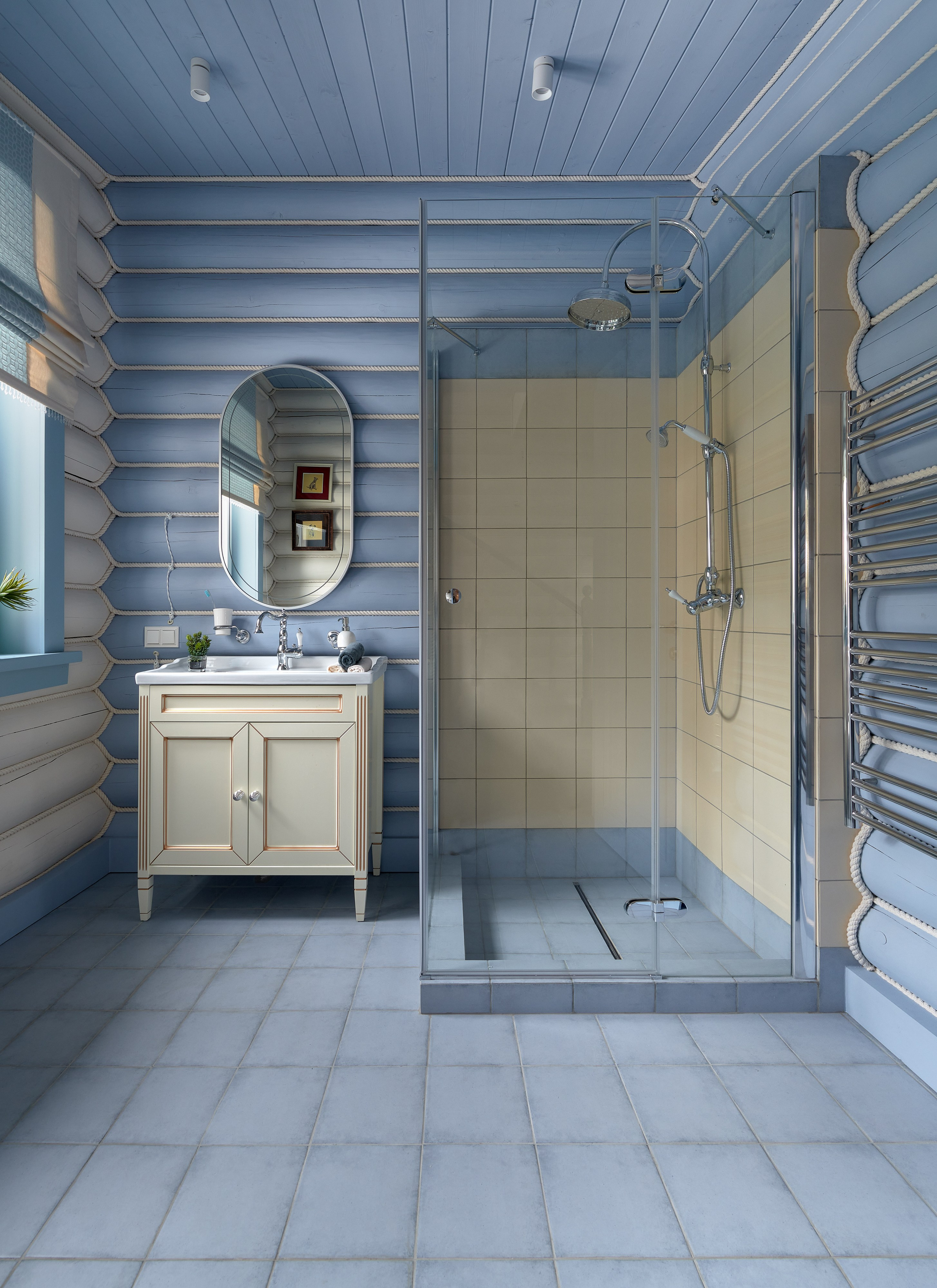 Бревенчатый светлый дом. Фотограф Наталья Вершинина