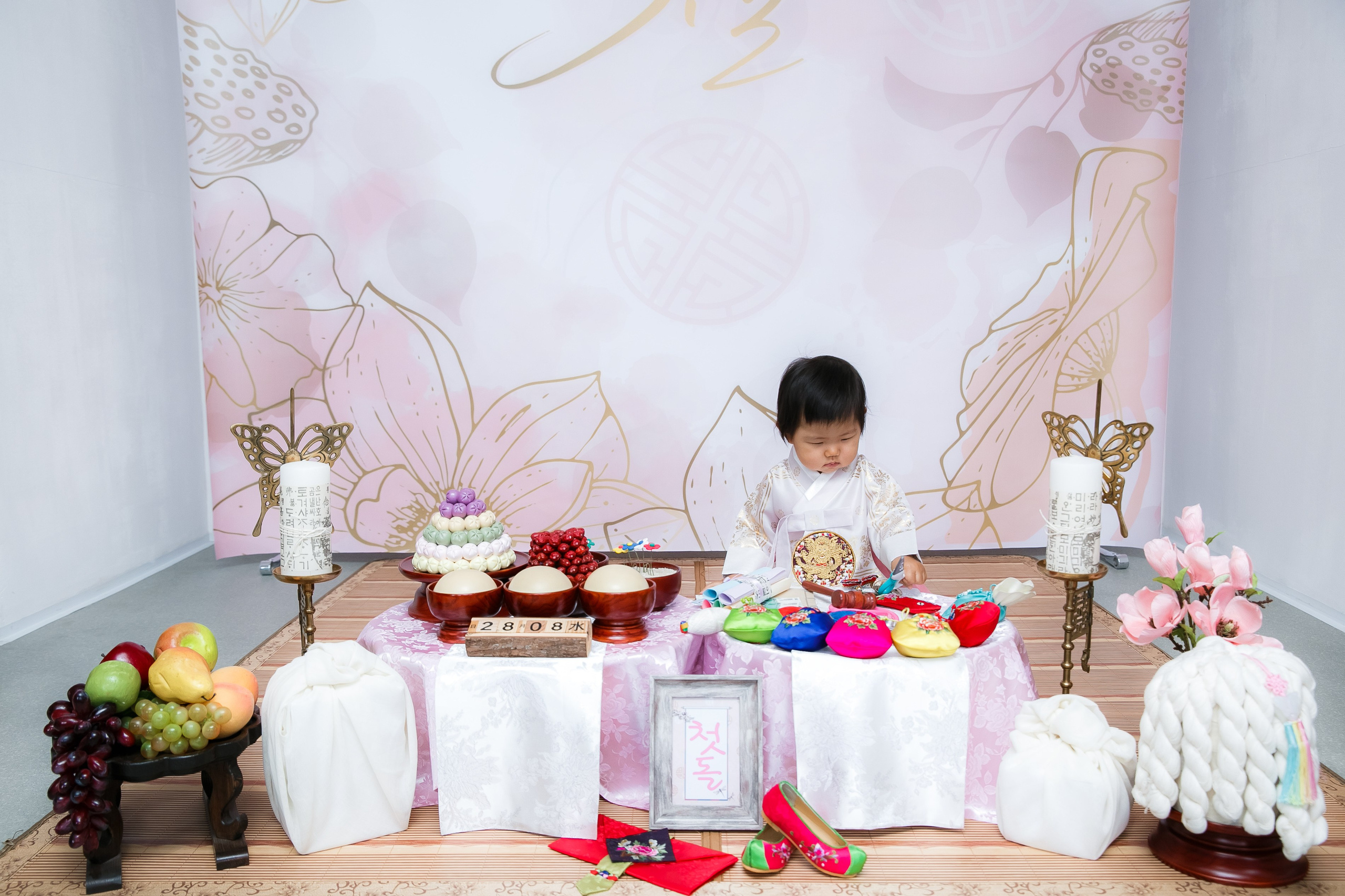 첫돌 Утренняя церемония (малыши). «Инбок» Фото студия