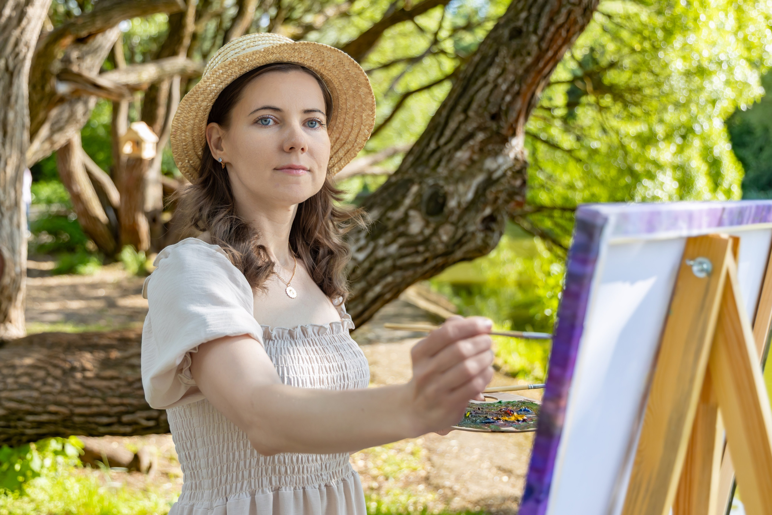 Фотосессия в стиле «Художница». Репортажный, семейный и студийный фотограф в Москве Демин Алексей