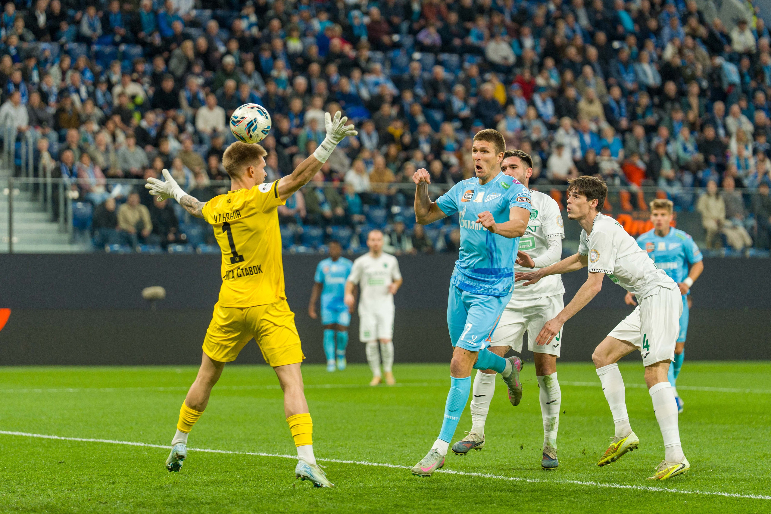 Zenit 2–0 Akhmat | RPL Round 27 at Gazprom Arena — match photography by Anton Hauff. Sports Photographer in Saint Petersburg | Anton Hauff