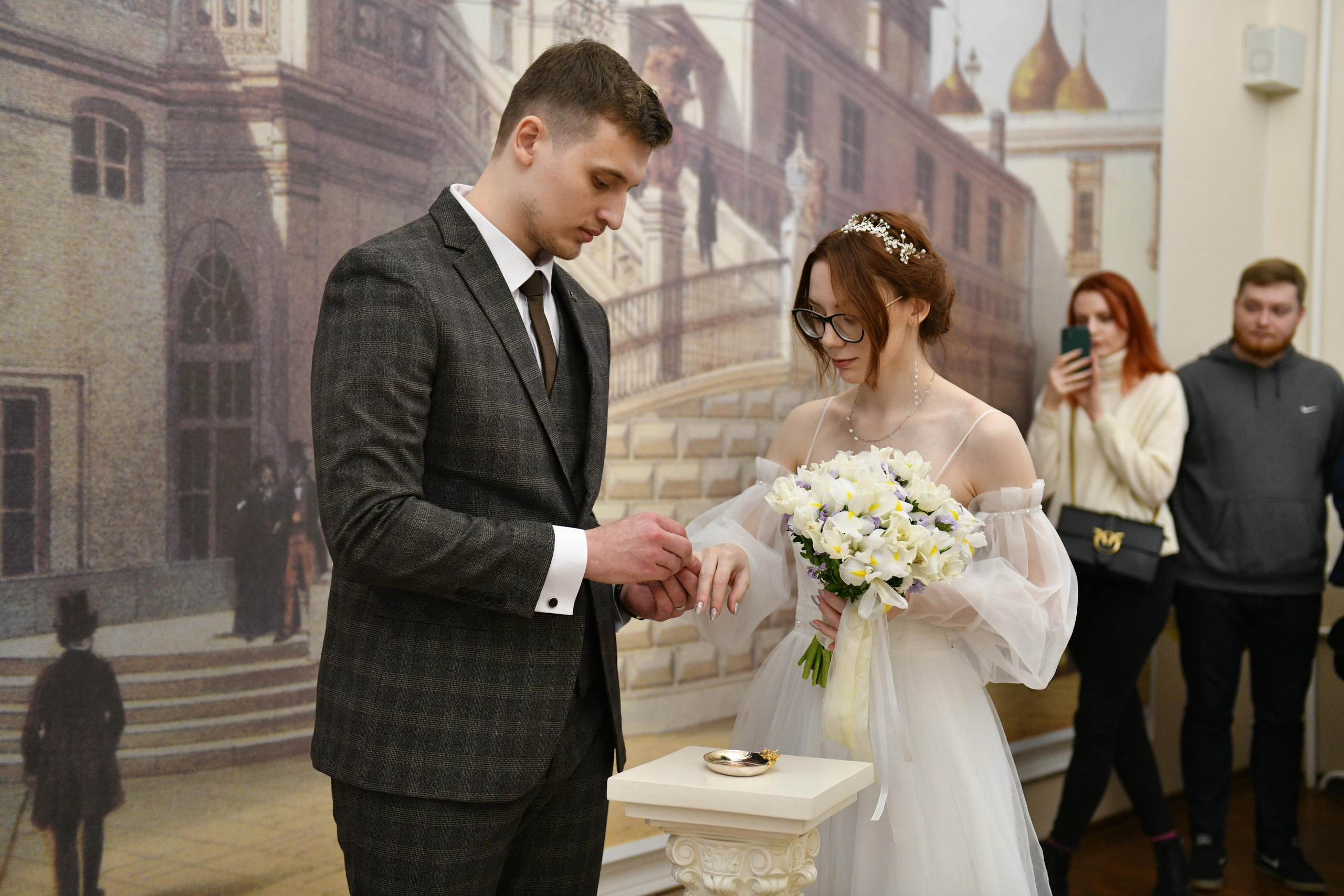 Регистрация брака Дарьи и Ивана. Свадебный и портретный фотограф в Москве Галина Борисова