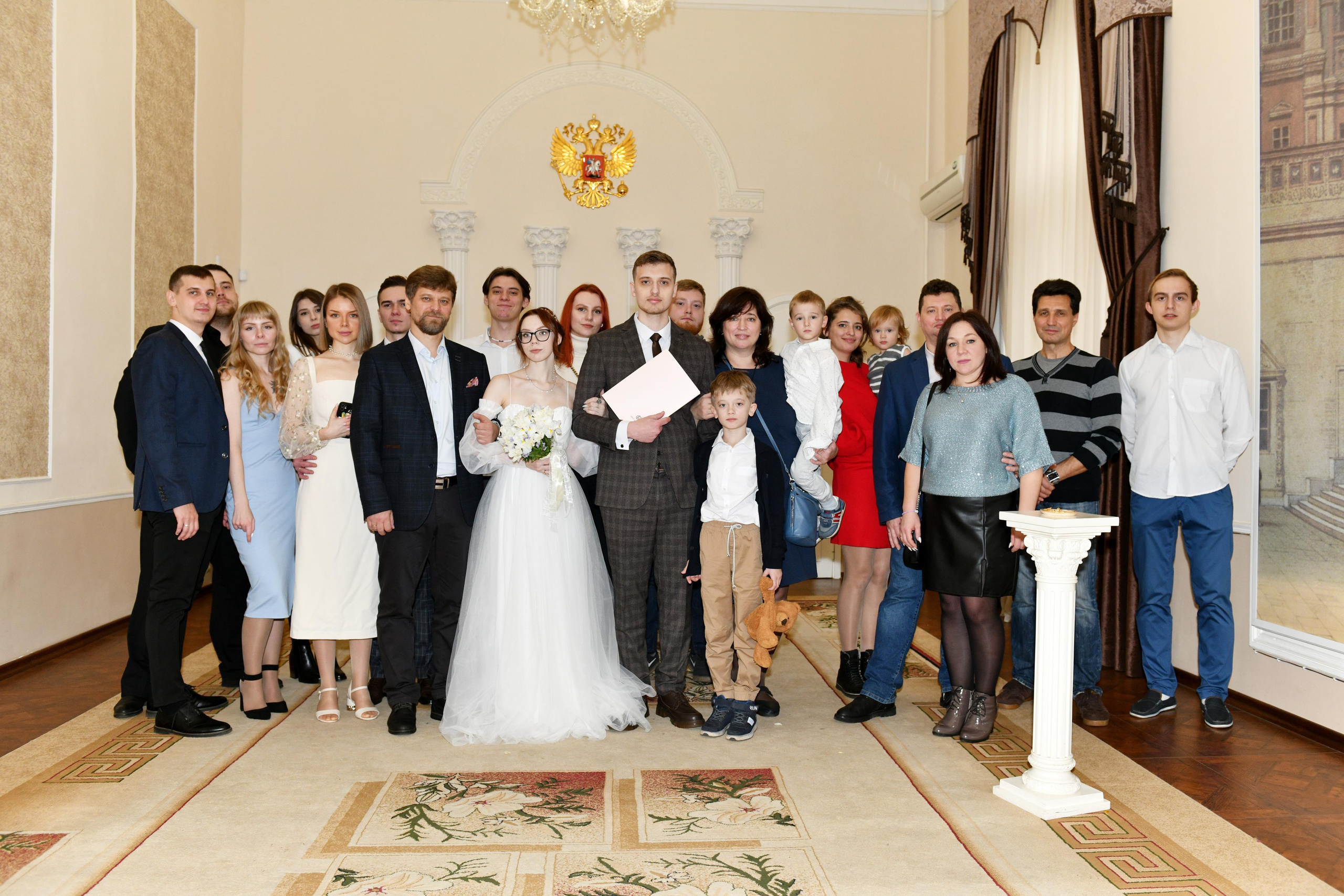 Регистрация брака Дарьи и Ивана. Свадебный и портретный фотограф в Москве Галина Борисова