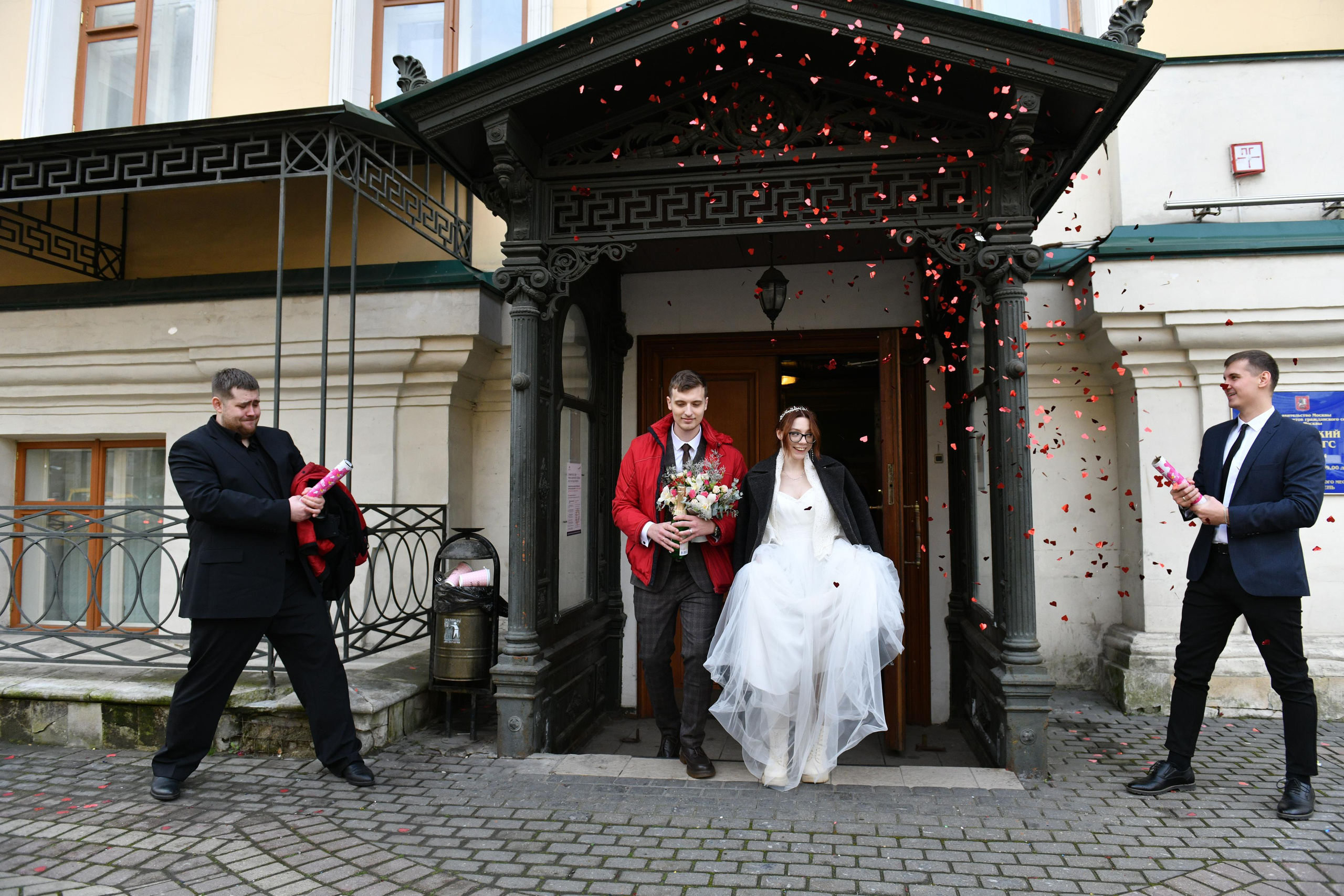 Регистрация брака Дарьи и Ивана. Свадебный и портретный фотограф в Москве Галина Борисова