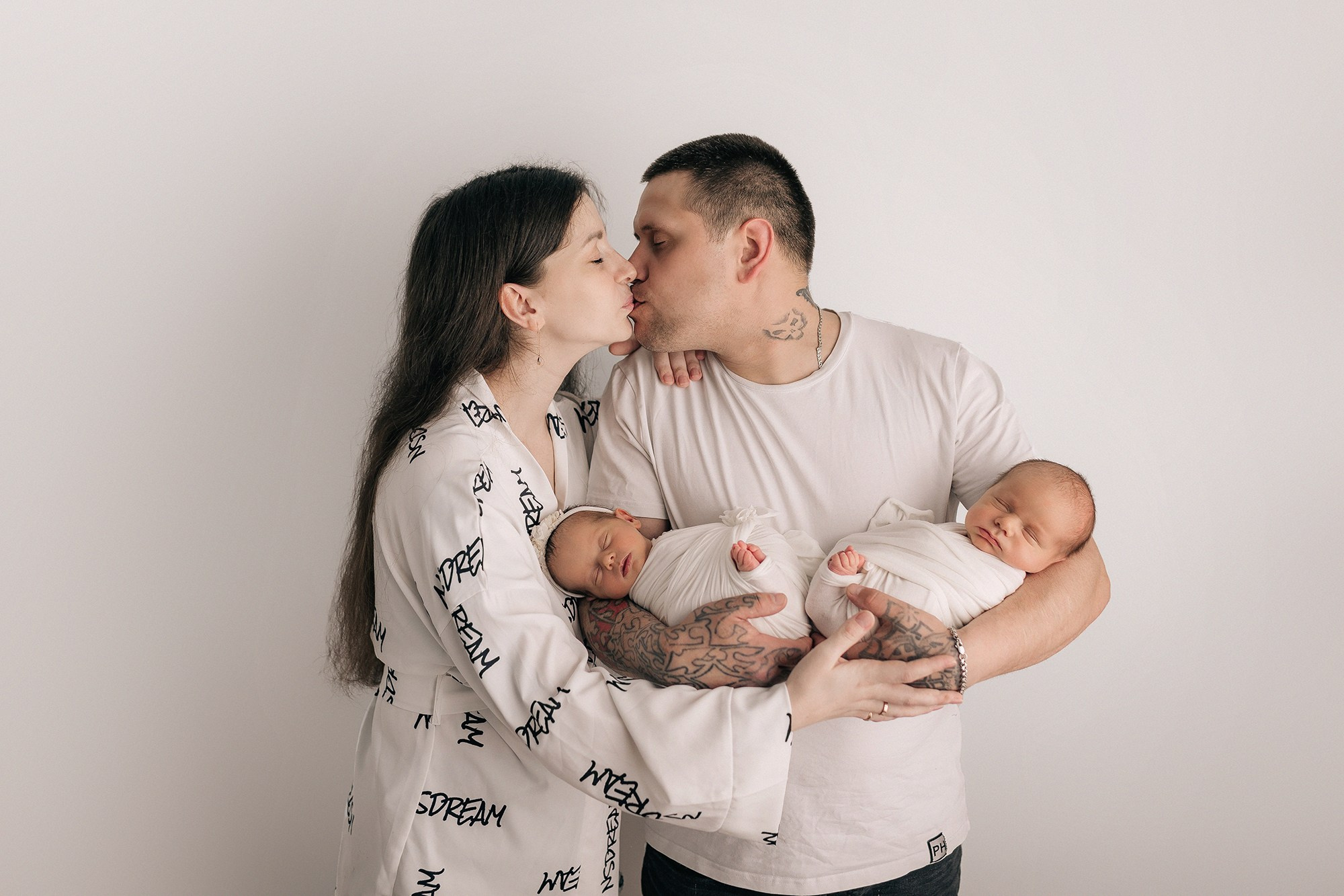 Двойняшки 7 дней. Семейный фотограф новорождённых в Серпухове Юлия Новикова +79637785957