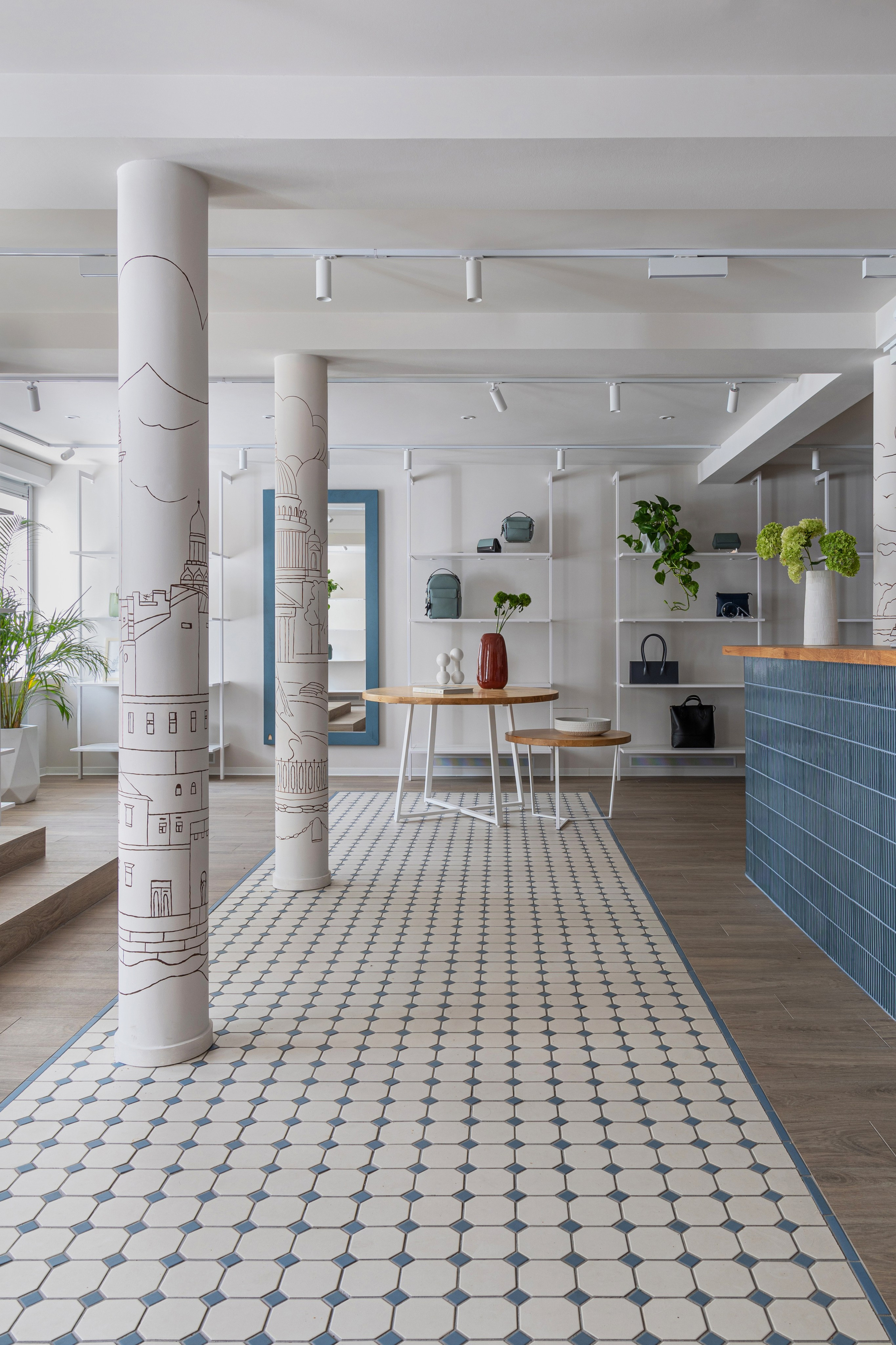 Магазин сумок верфь в Нижнем Новгороде. Интерьерный фотограф в Нижнем Новгороде и Москве Владимир Гудков