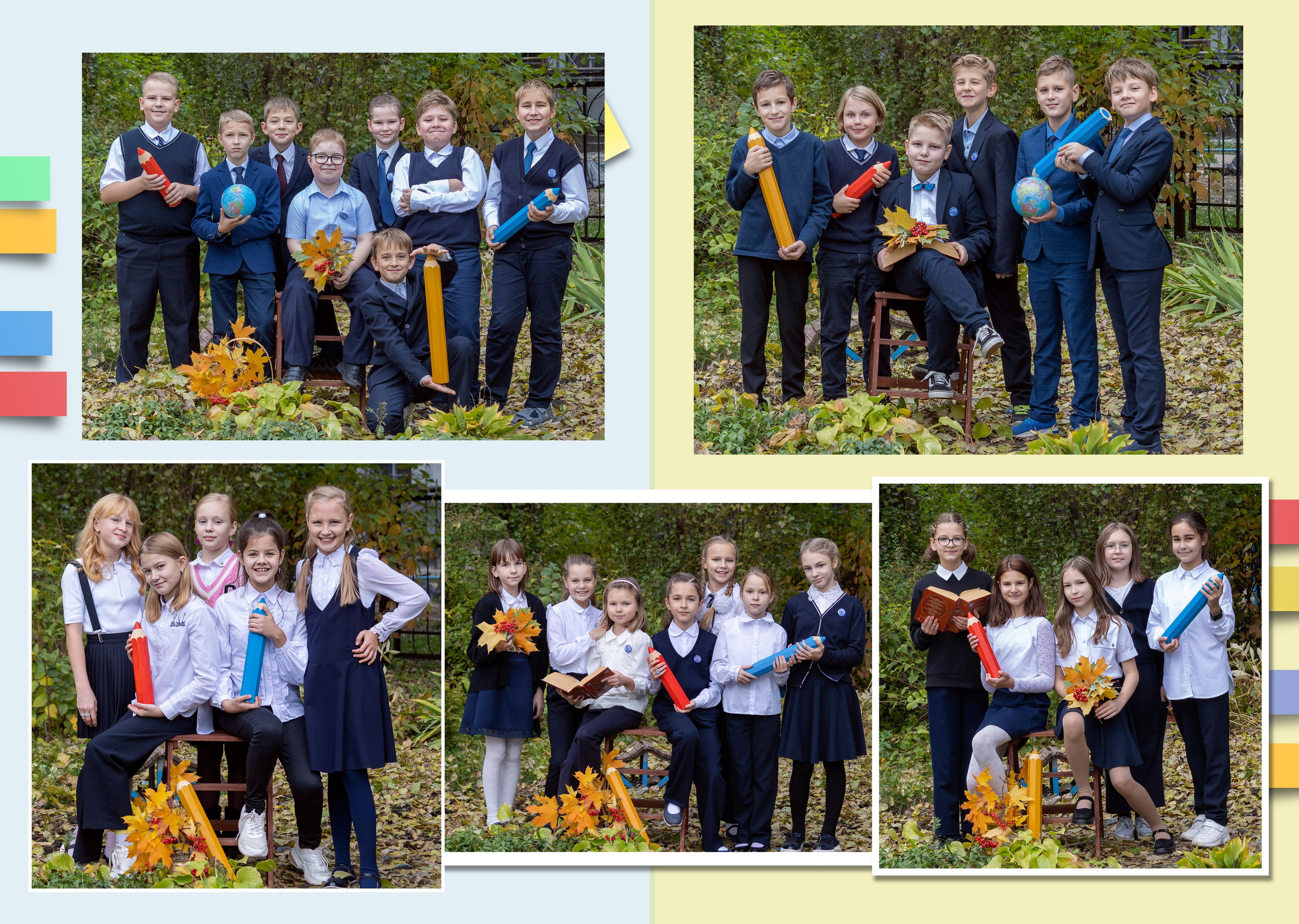 Общий 10 разворотов 3500. Выпускные альбомы в Липецк