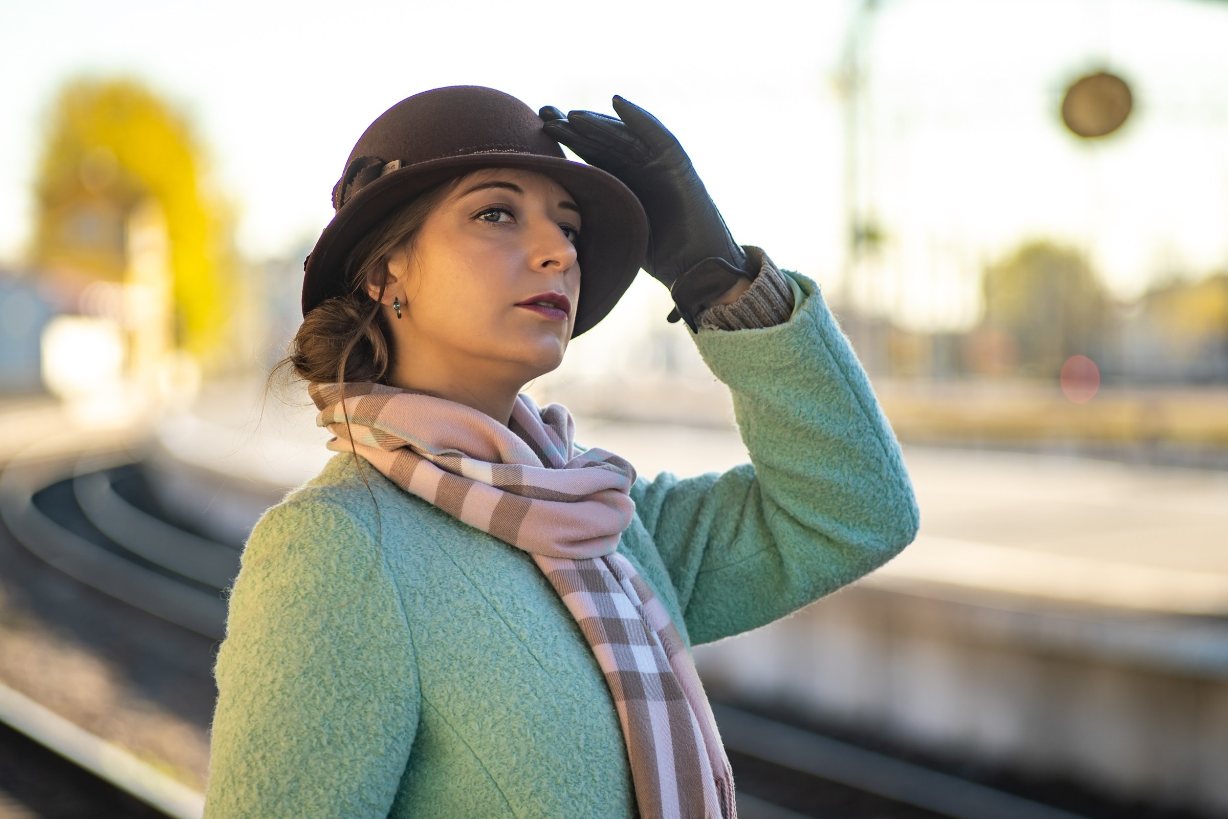 Лиза. Витебский вокзал. Портретный фотограф в Санкт-Петербурге Александр Быстрицкий
