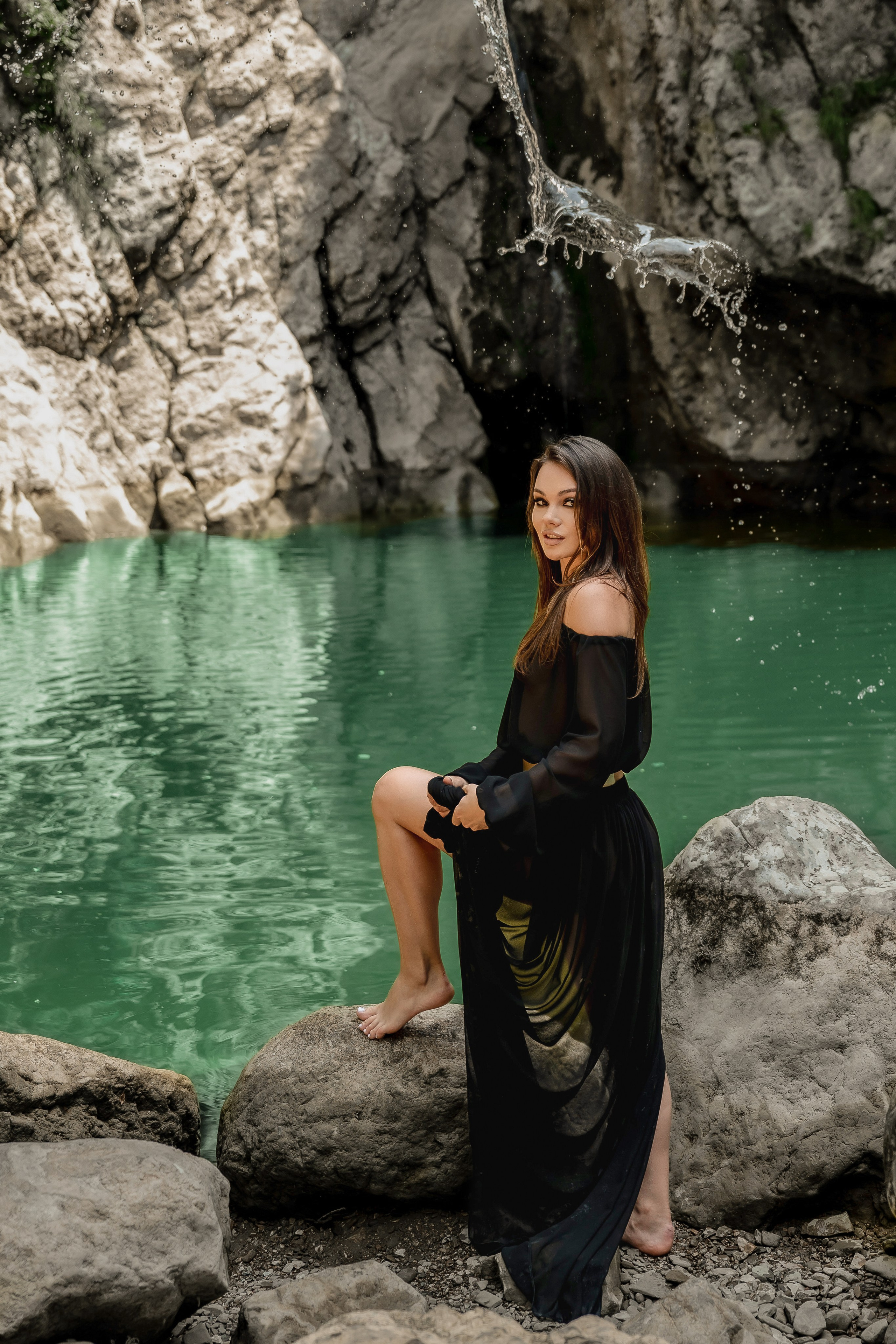 Юля Агурские водопады. Наталья Слесаренко фотограф в Сочи