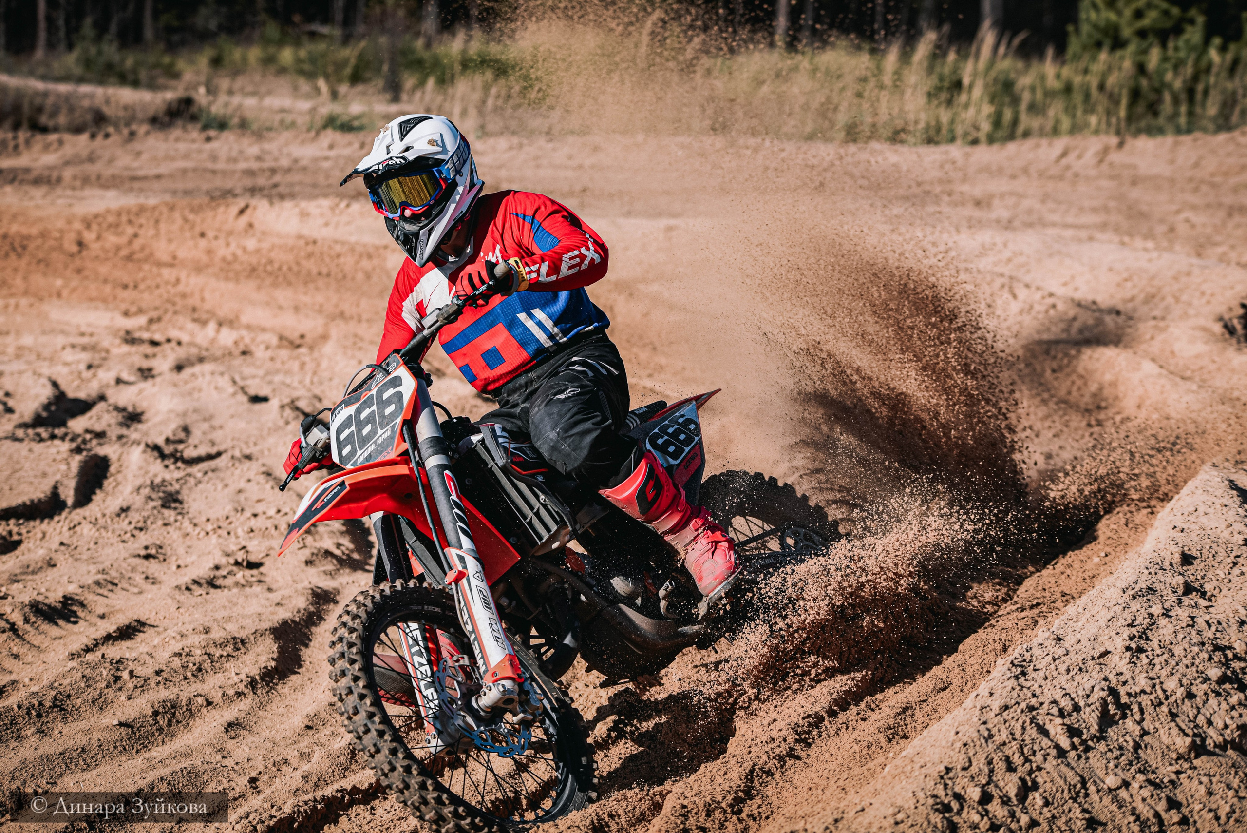 Тренировка по мотокроссу. Мотофотограф в Нижнем Новгороде Динара Зуйкова