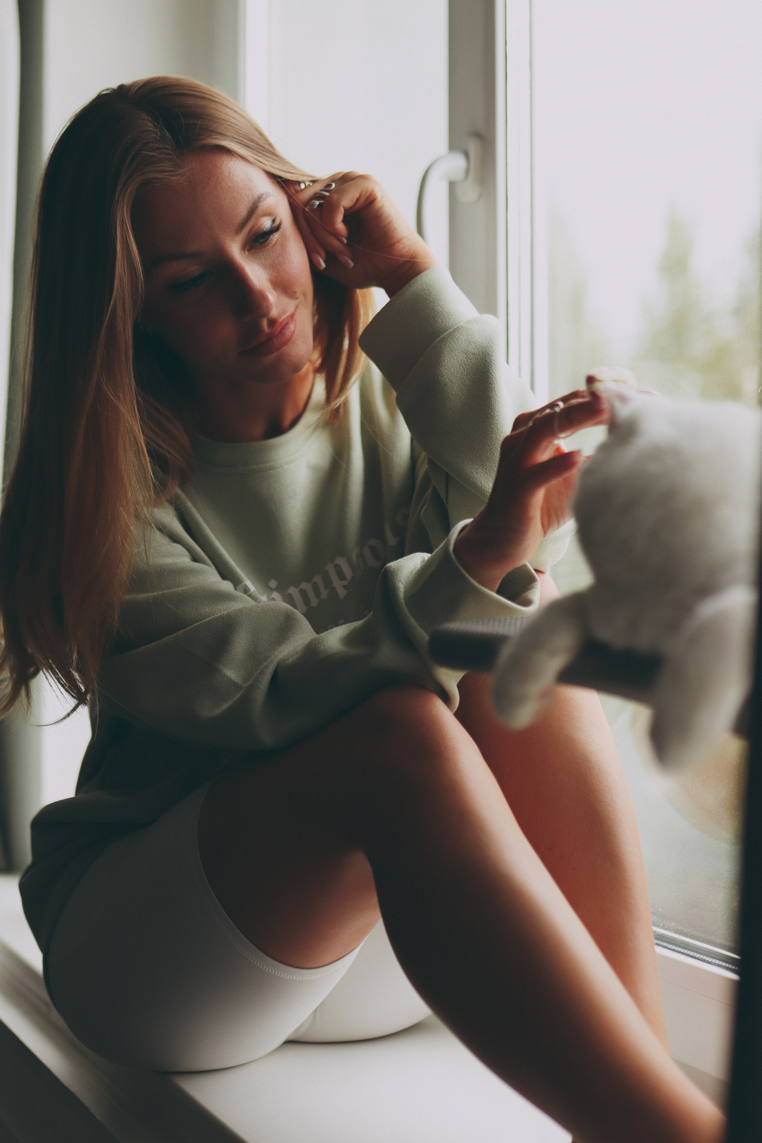 Фотосъёмка Ани и Оливки дома. Фотограф Самара Лена Мандарин