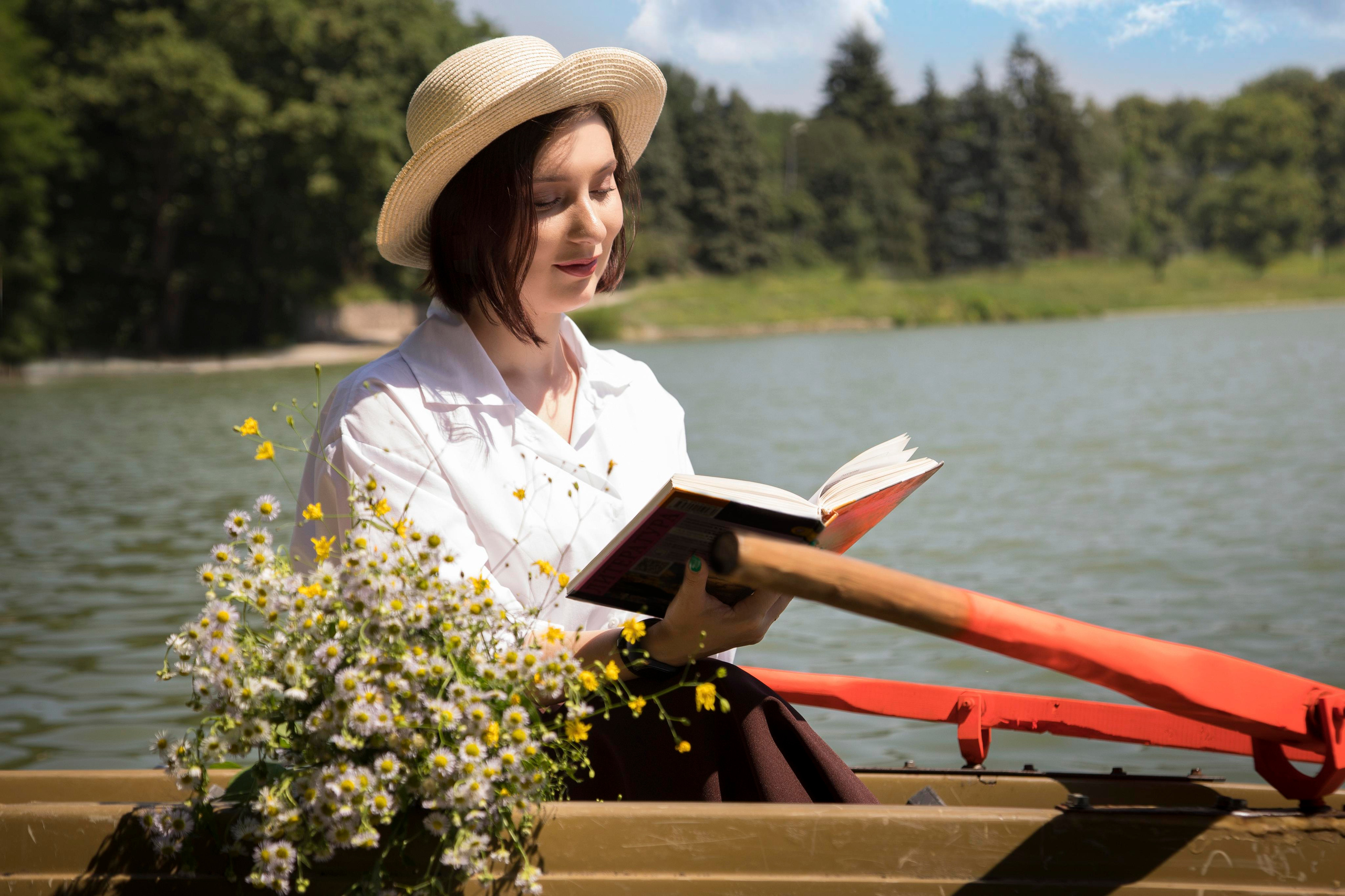 Съёмка на лодке, совместный проект с Олей. Школьный фотограф в г. Нальчик Галимат Абитова