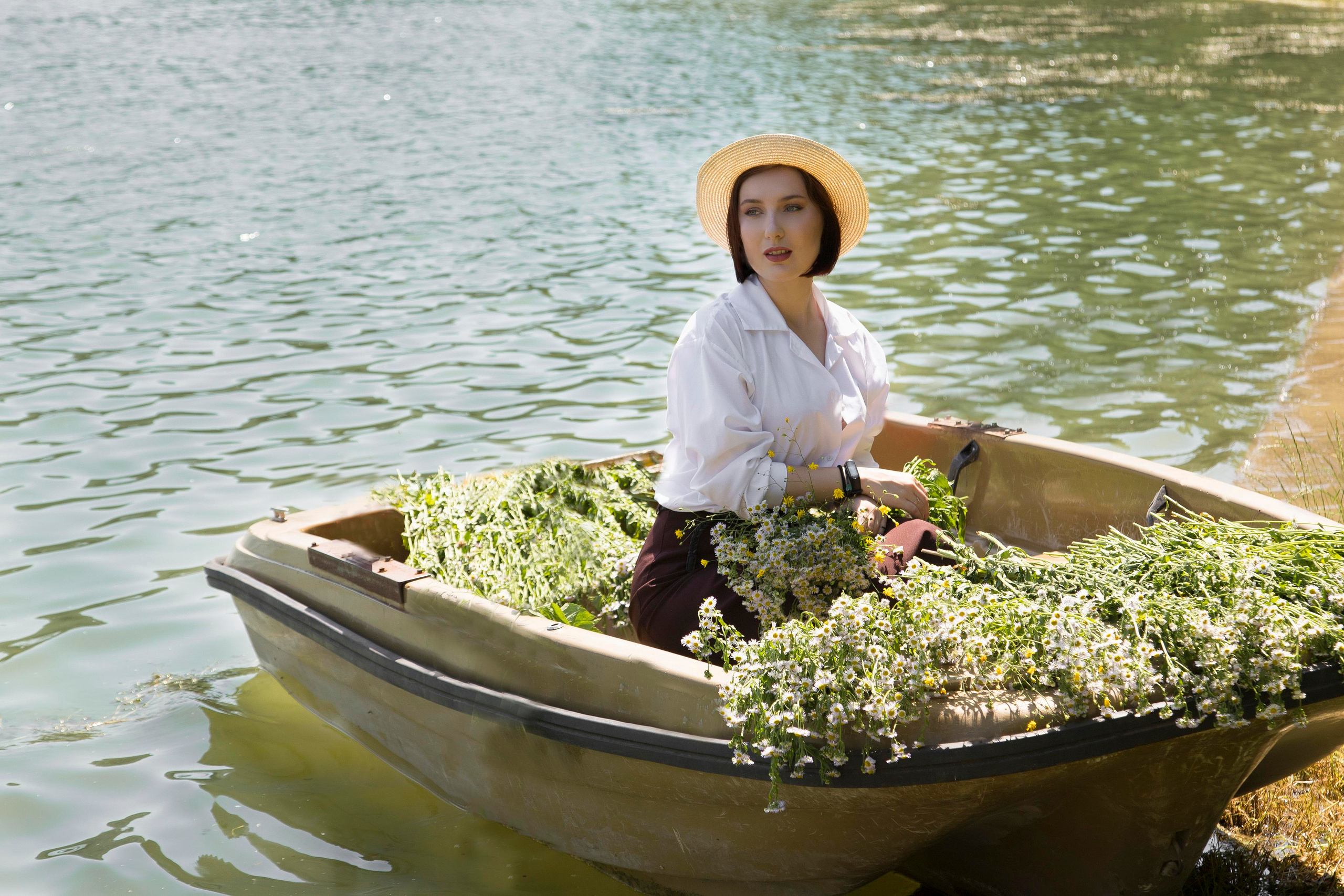 Съёмка на лодке, совместный проект с Олей. Школьный фотограф в г. Нальчик Галимат Абитова