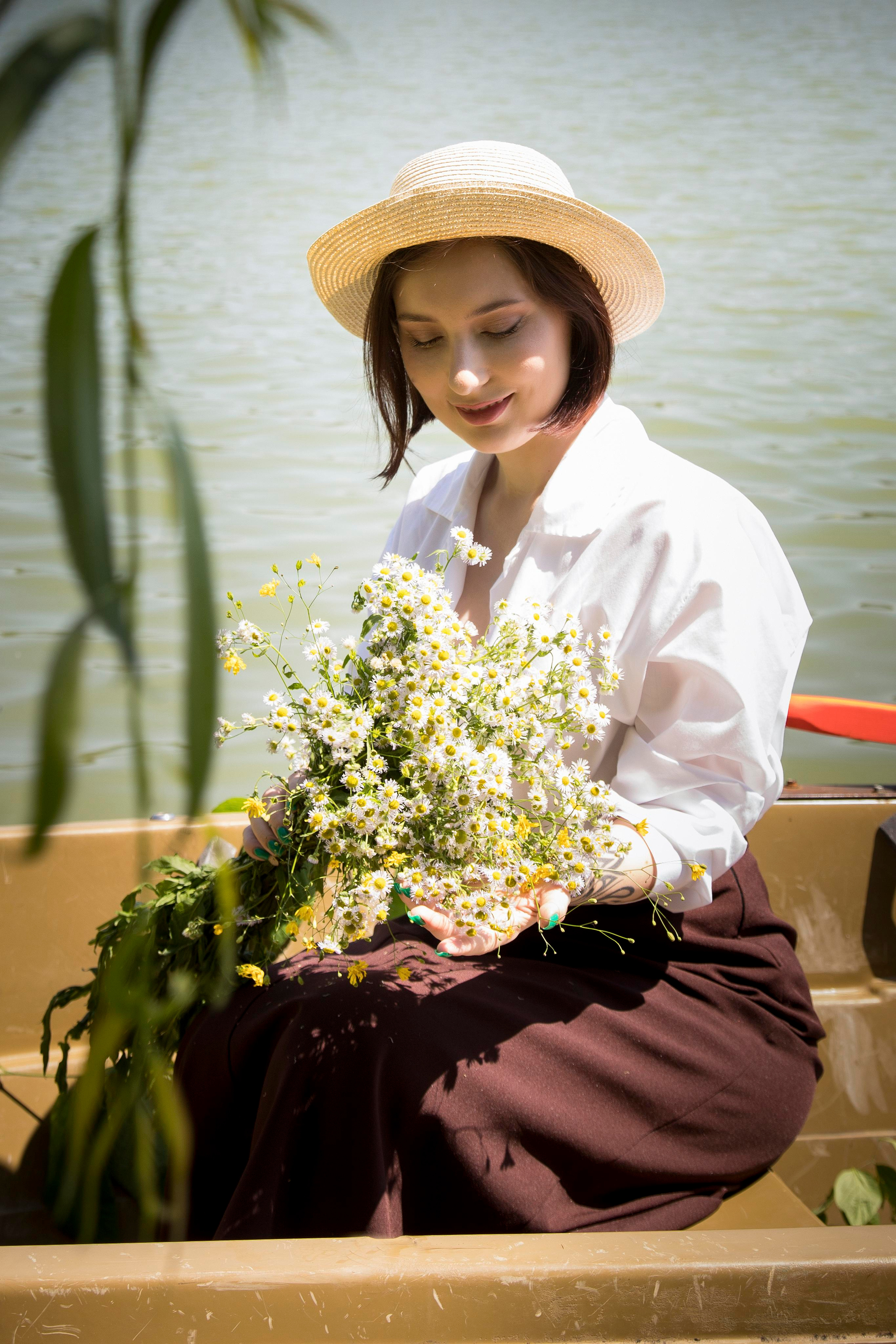Съёмка на лодке, совместный проект с Олей. Школьный фотограф в г. Нальчик Галимат Абитова