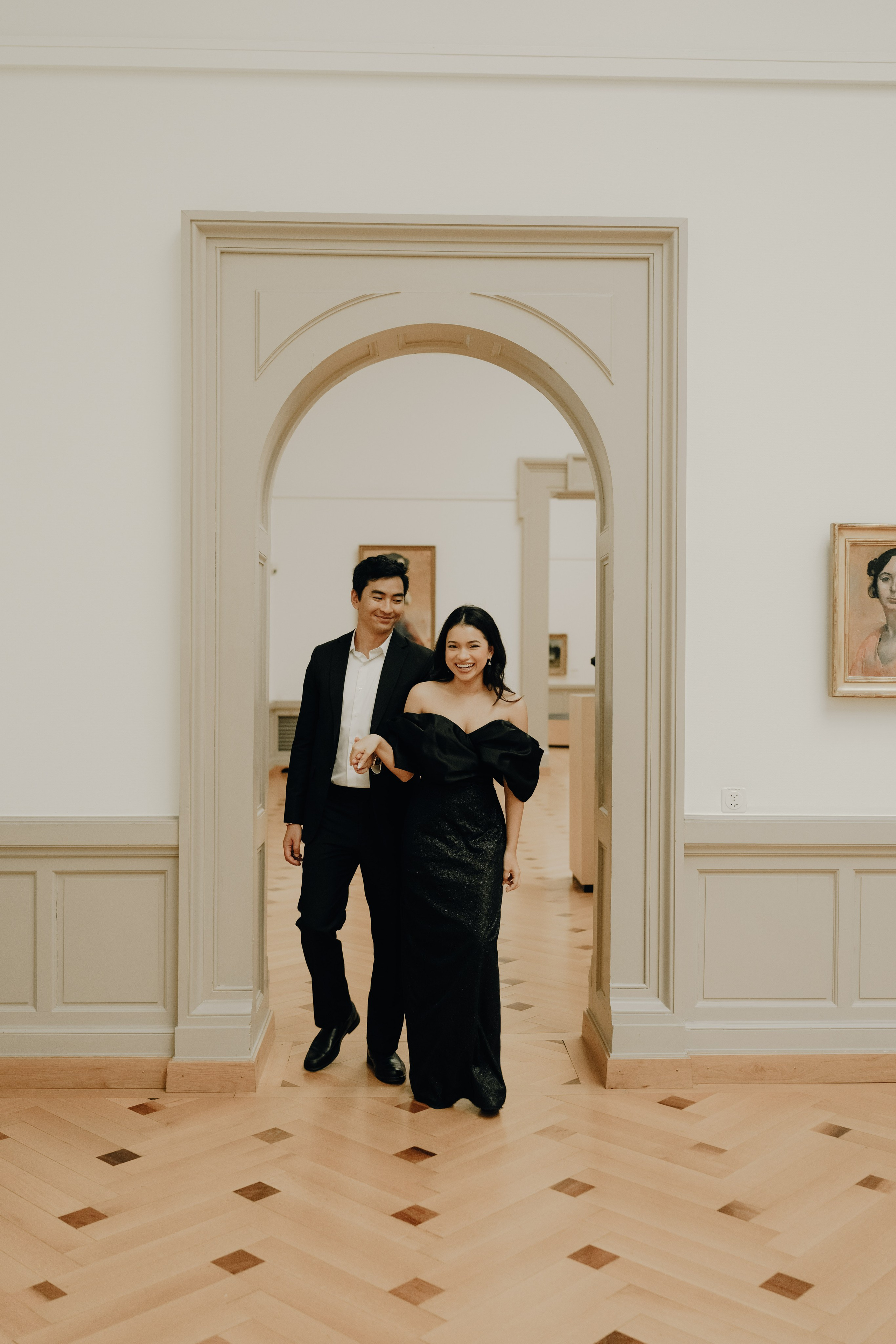 Fifi & Shamil | The Museum of Art. Профессиональный свадебный фотограф в Женеве и Швейцарии | Таня Вовчецкая
