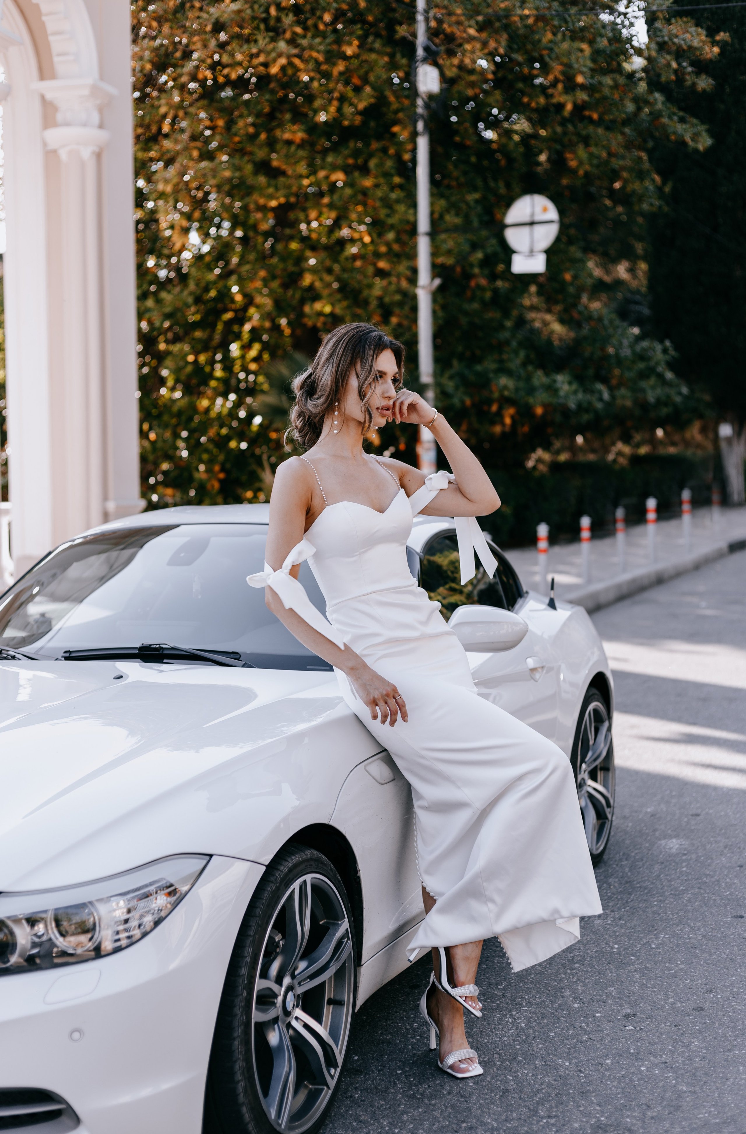 Элегантность в белом. Photographer Victoria Slavnova