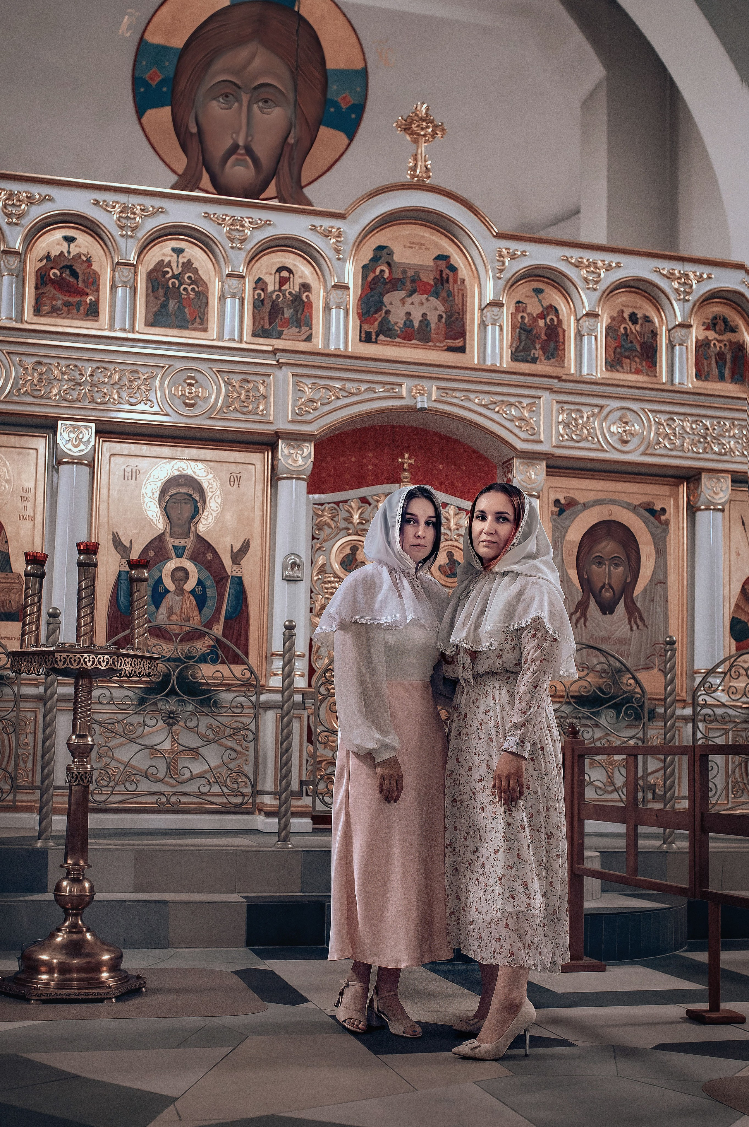 Крещение Мирославы в храме Феодора Тирона. Фотографы крещения/венчания  Красноярск Татьяна и Вячеслав Переваловы