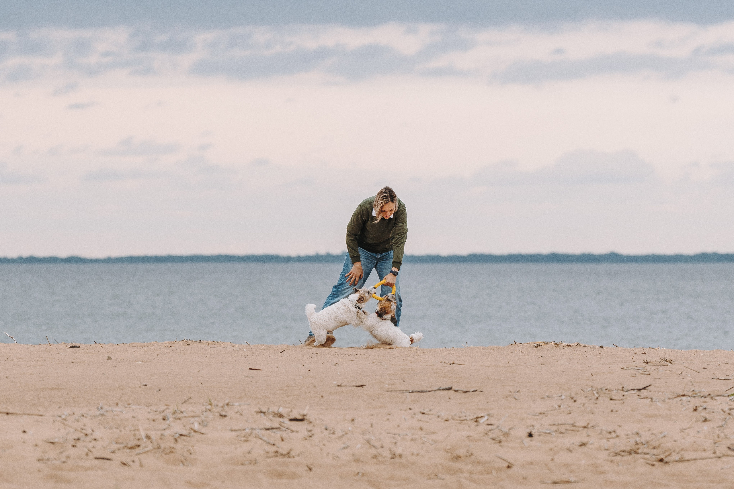 Оля, Ларс и Лукас. Фотограф анималист в Спб недорого Олеся Майорова
