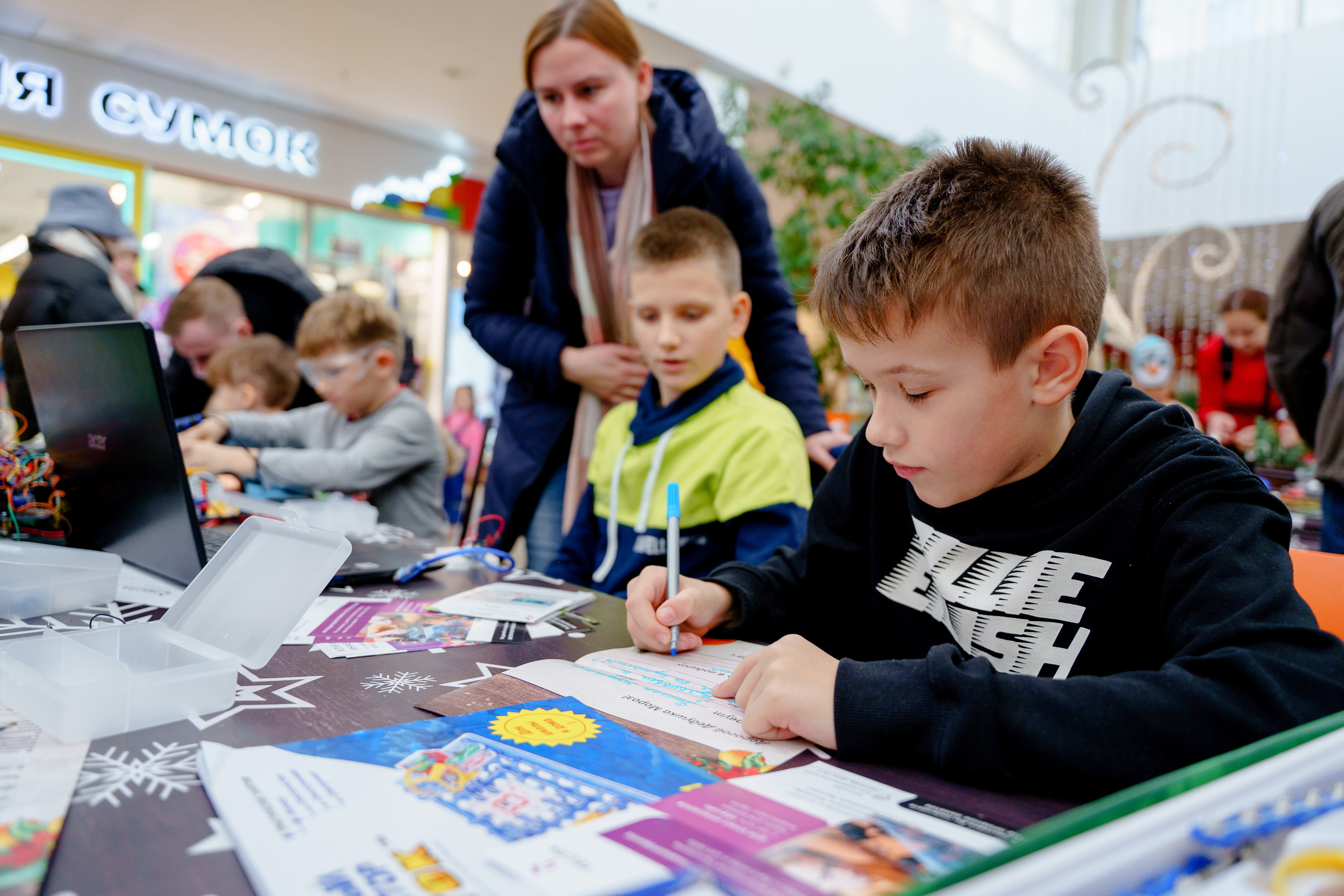 Детский репортаж для ТЦ. Репортажный фотограф Москва Сергей Дружинин