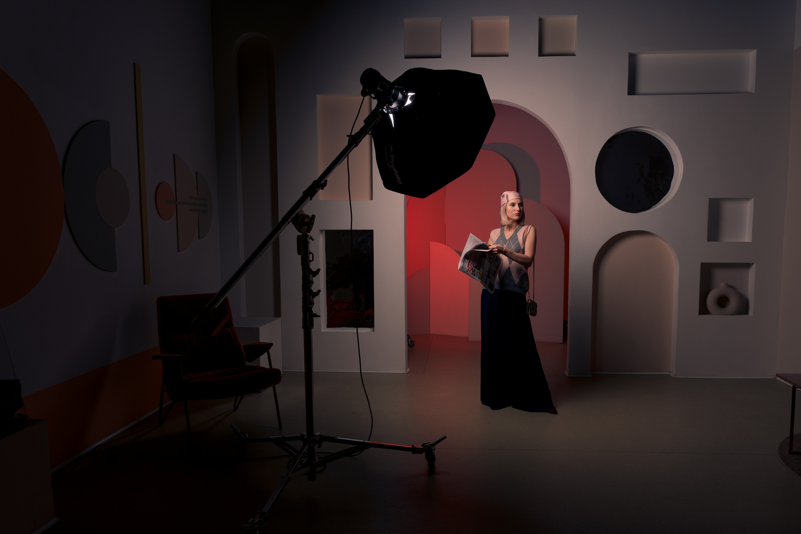 Студийная фотосессия для бизнес леди. Репортажный фотограф Москва Сергей Дружинин